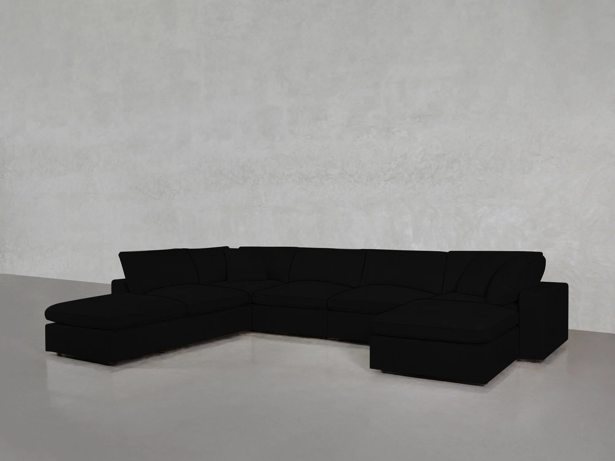 7-Seat Modular Chaise Corner Lounger Sectional - Image 198