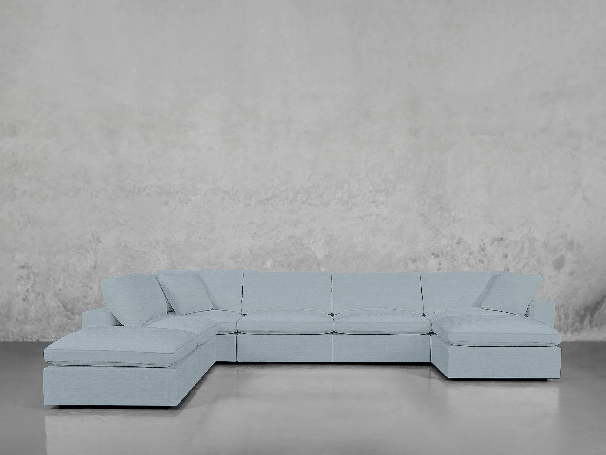 7-Seat Modular Chaise Corner Lounger Sectional - Image 208