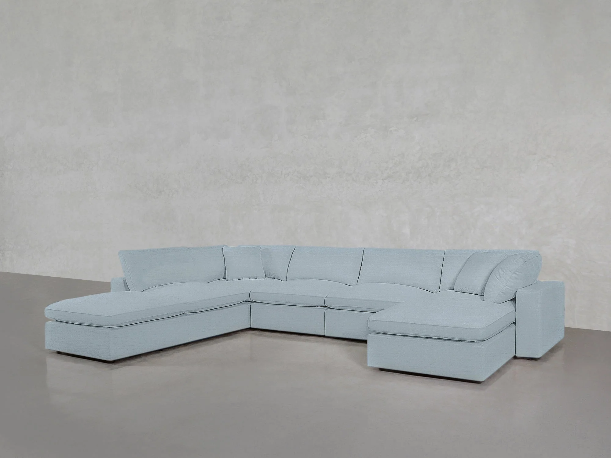 7-Seat Modular Chaise Corner Lounger Sectional - Image 209