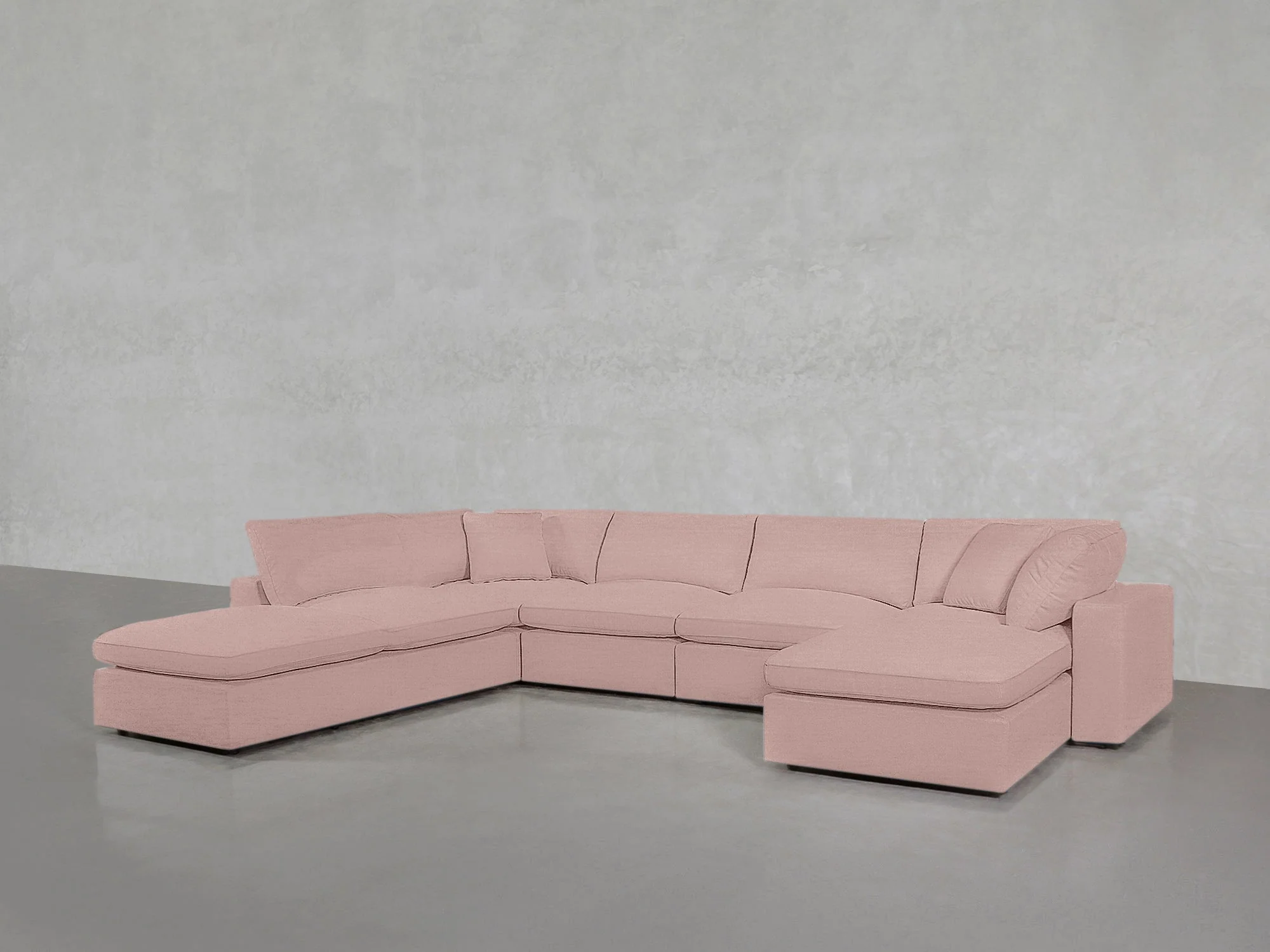 7-Seat Modular Chaise Corner Lounger Sectional - Image 220