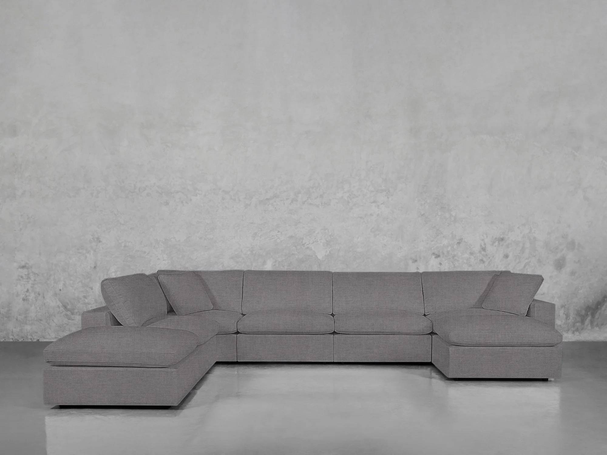 7-Seat Modular Chaise Corner Lounger Sectional - Image 76