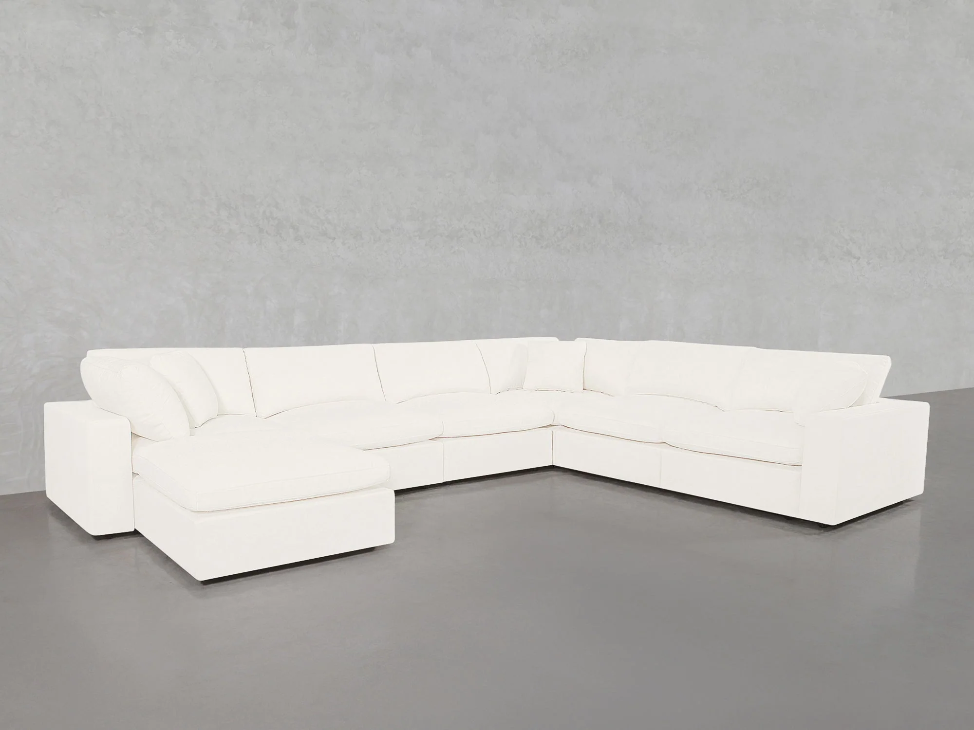 7-Seat Modular Chaise Corner Right Sectional - Image 107