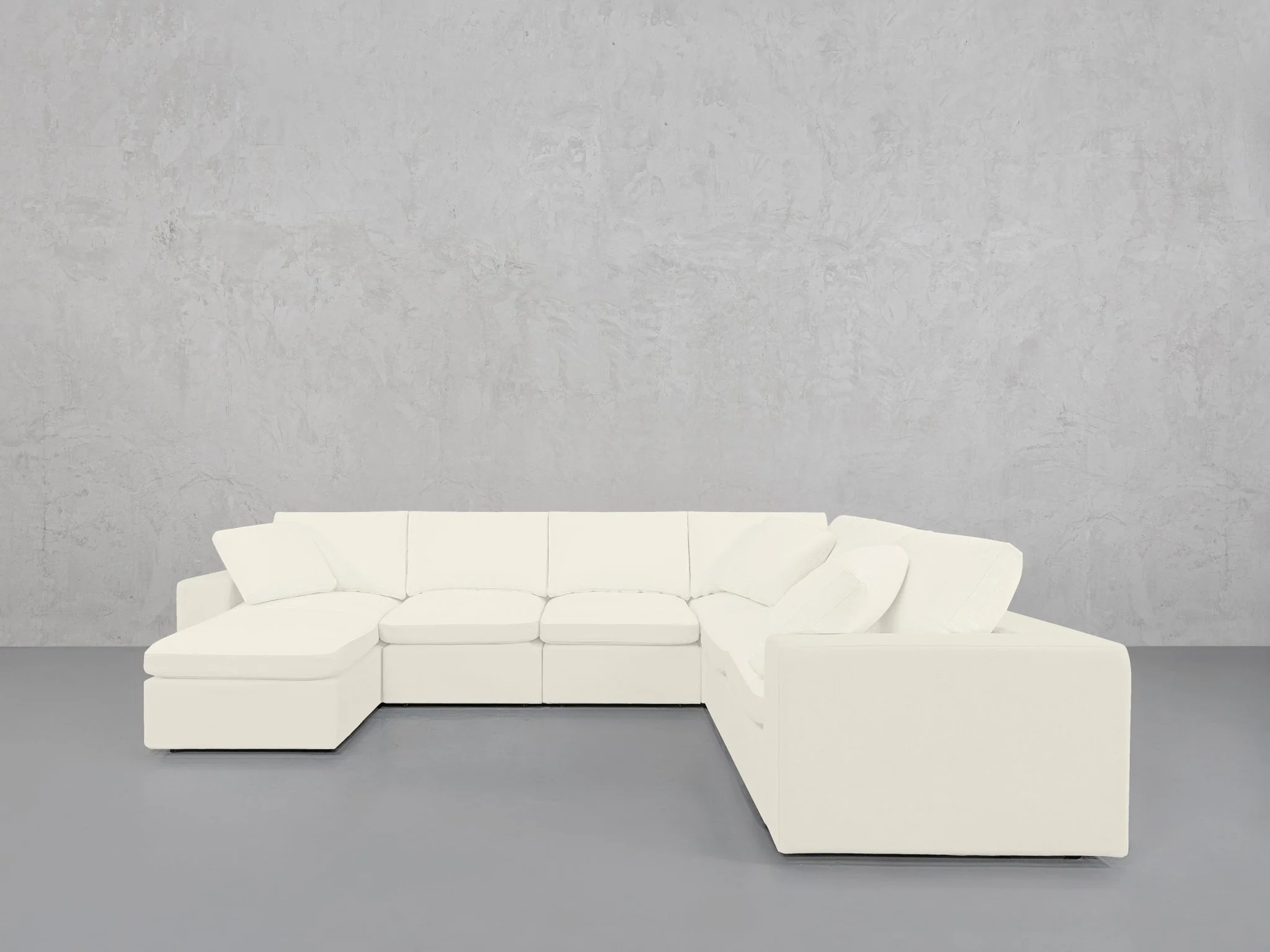 7-Seat Modular Chaise Corner Right Sectional - Image 109