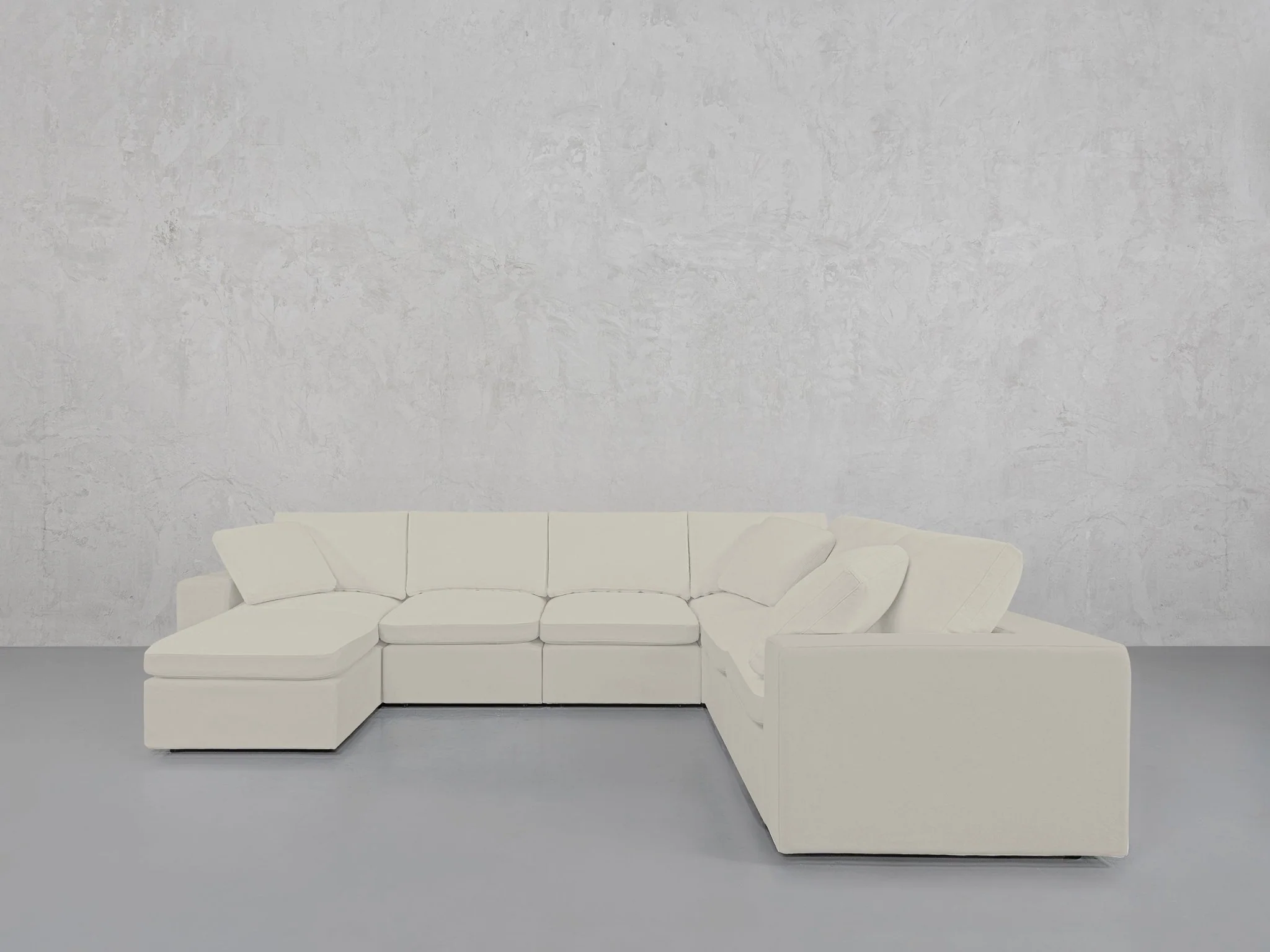 7-Seat Modular Chaise Corner Right Sectional - Image 120