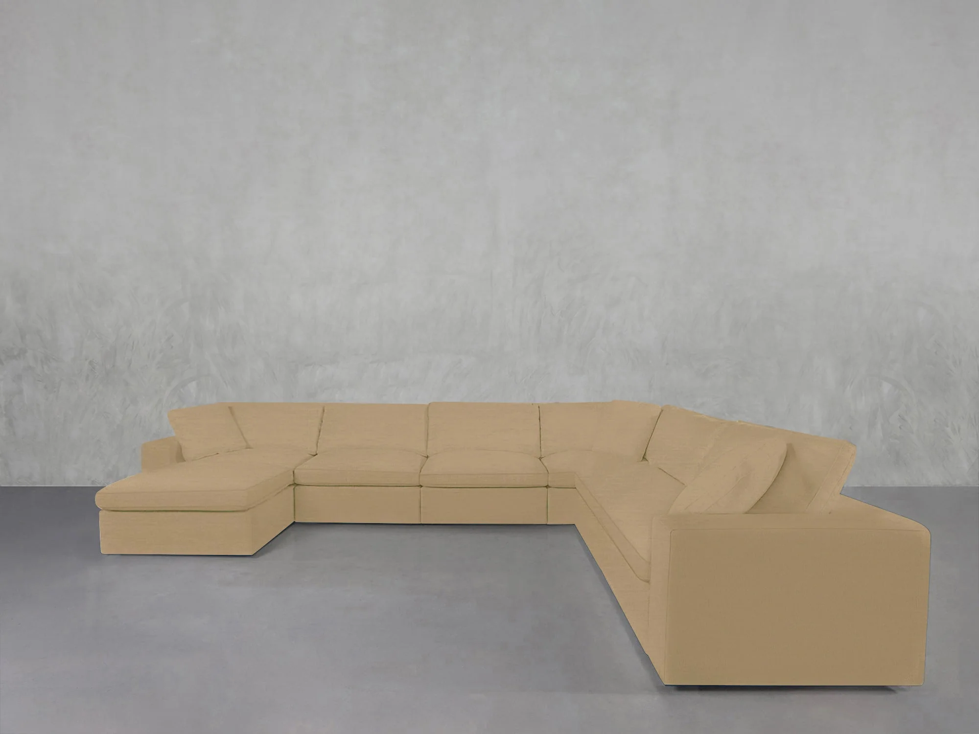 7-Seat Modular Chaise Corner Sectional - Image 140