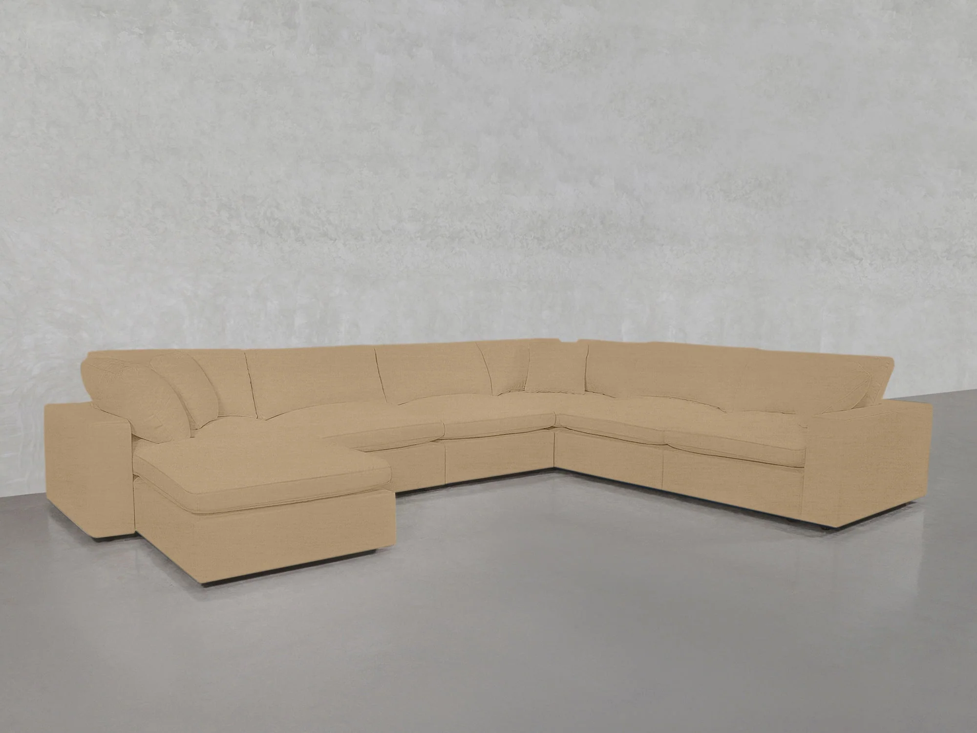 7-Seat Modular Chaise Corner Right Sectional - Image 129