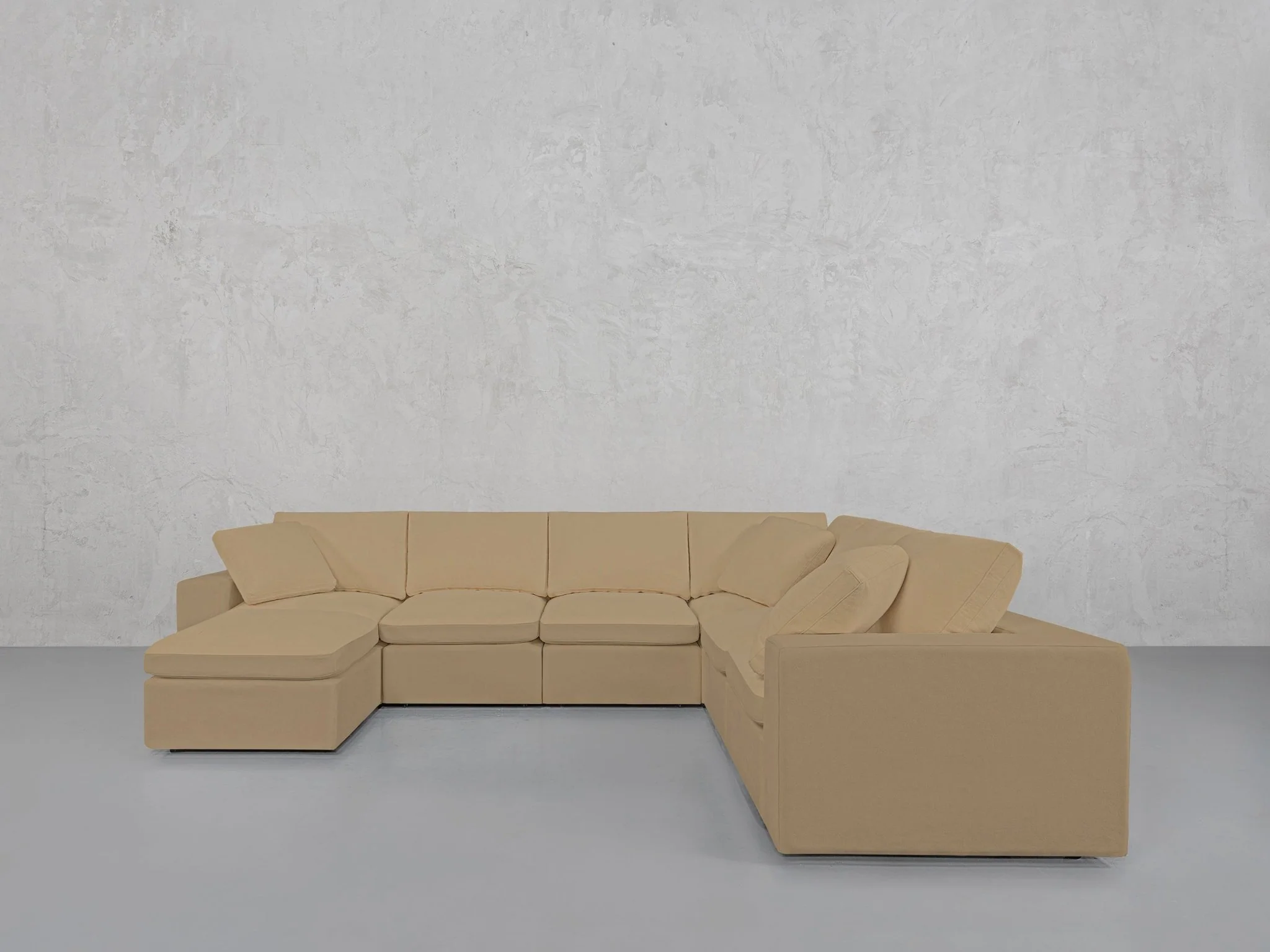 7-Seat Modular Chaise Corner Right Sectional - Image 131