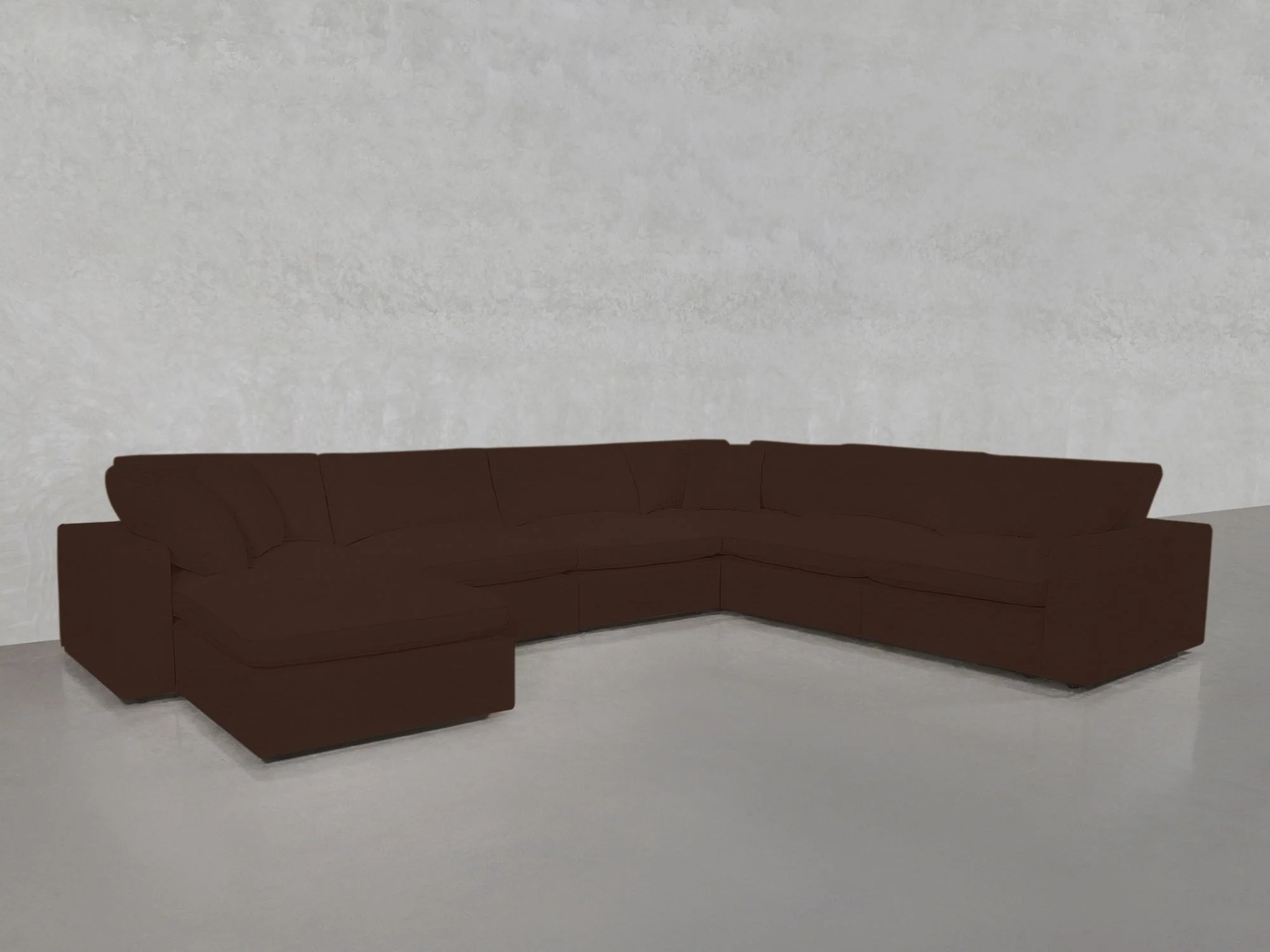7-Seat Modular Chaise Corner Right Sectional - Image 140