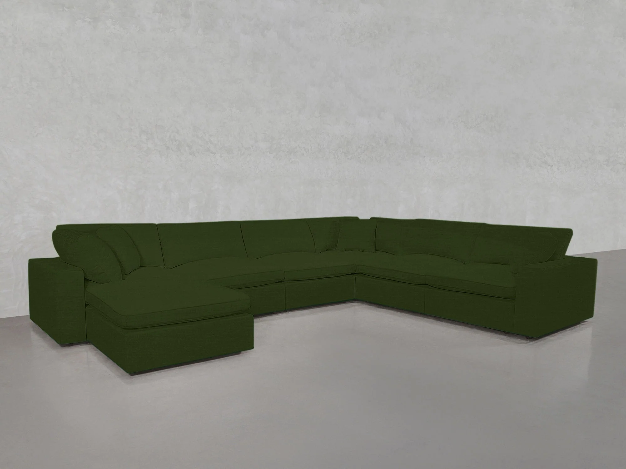 7-Seat Modular Chaise Corner Right Sectional - Image 151