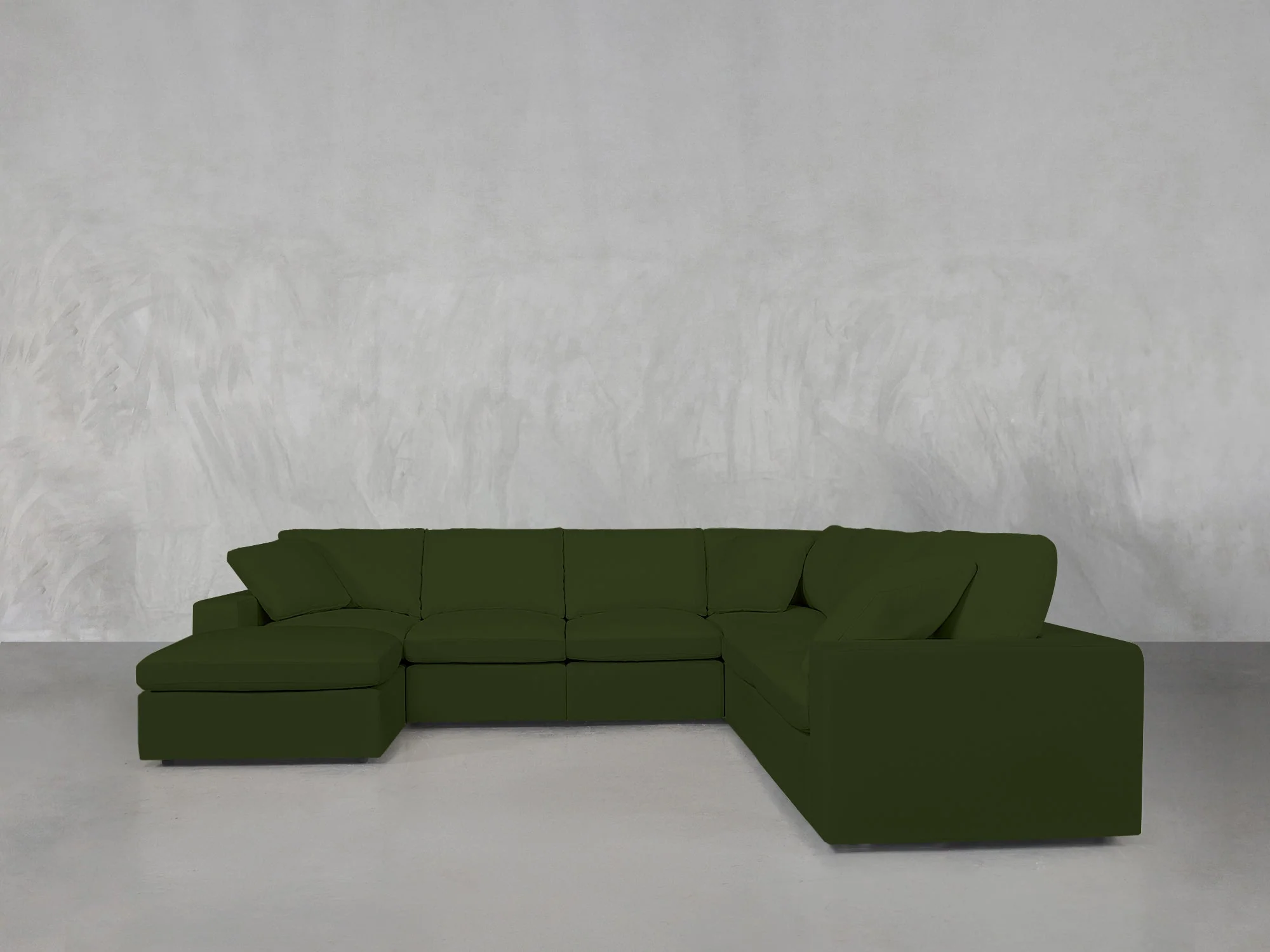 7-Seat Modular Chaise Corner Right Sectional - Image 152