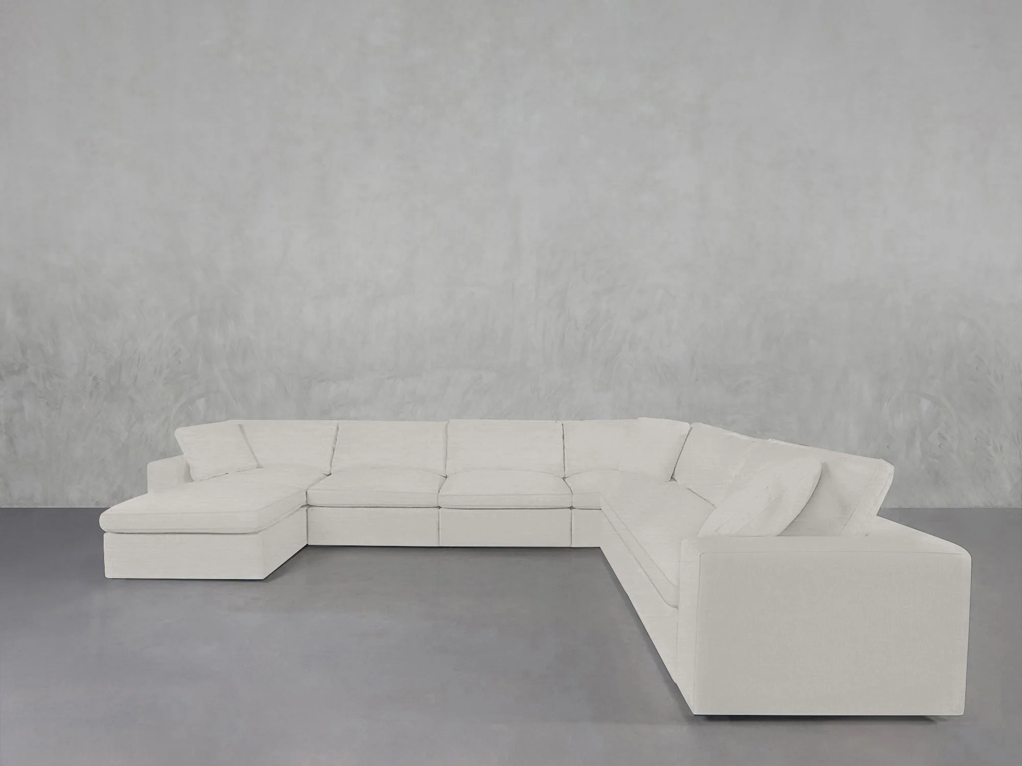 7-Seat Modular Chaise Corner Right Sectional - Image 172