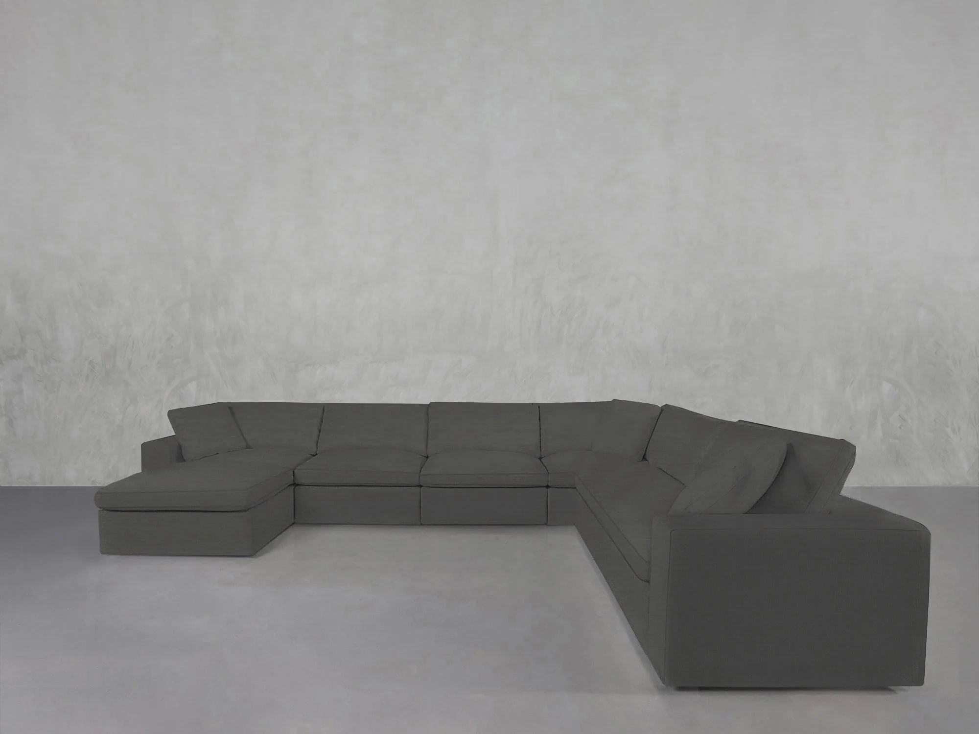 7-Seat Modular Chaise Corner Right Sectional - Image 183