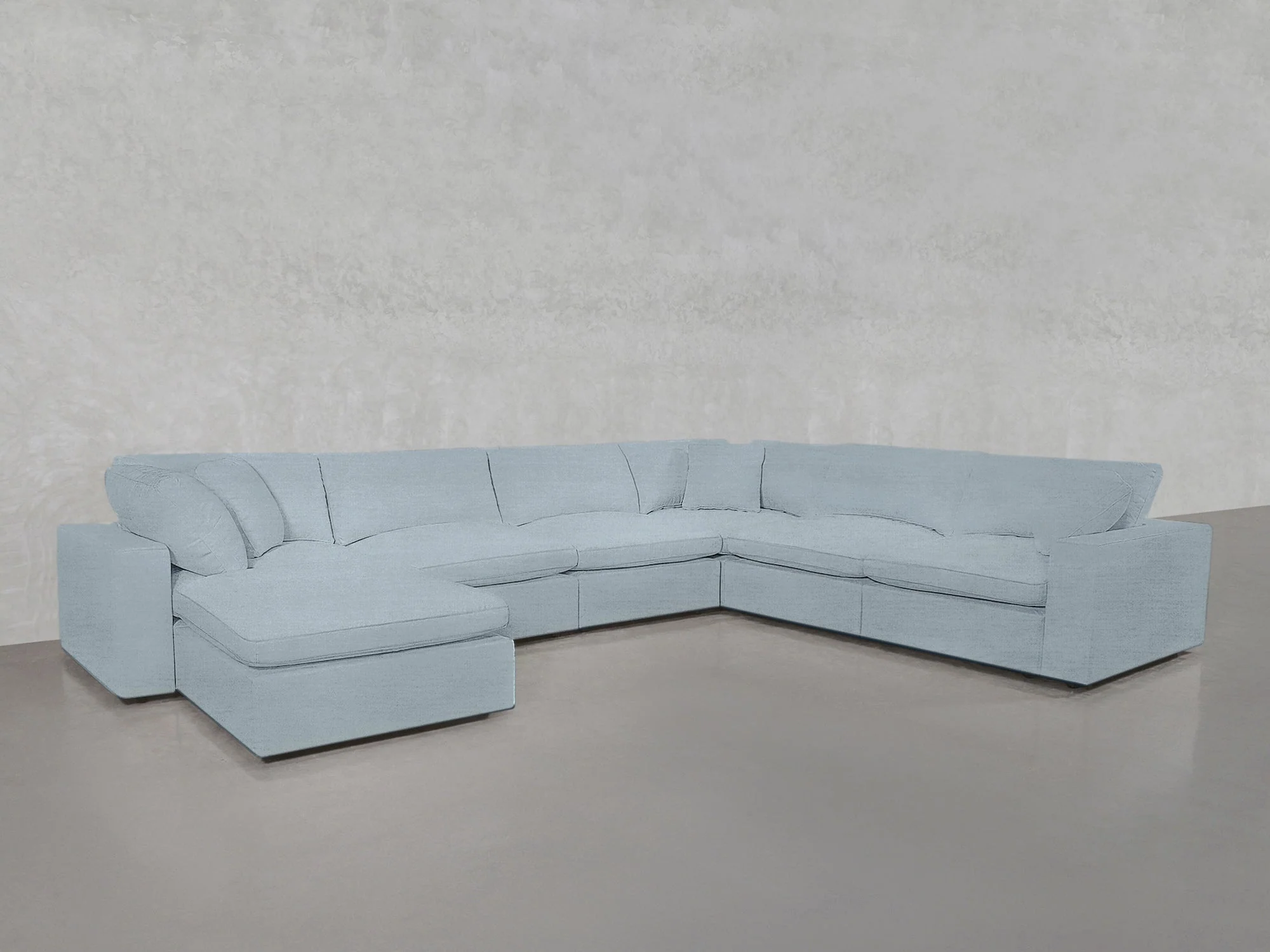 7-Seat Modular Chaise Corner Right Sectional - Image 206