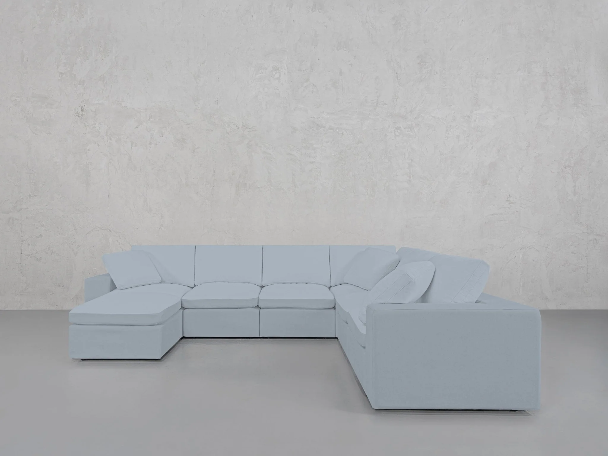 7-Seat Modular Chaise Corner Right Sectional - Image 208