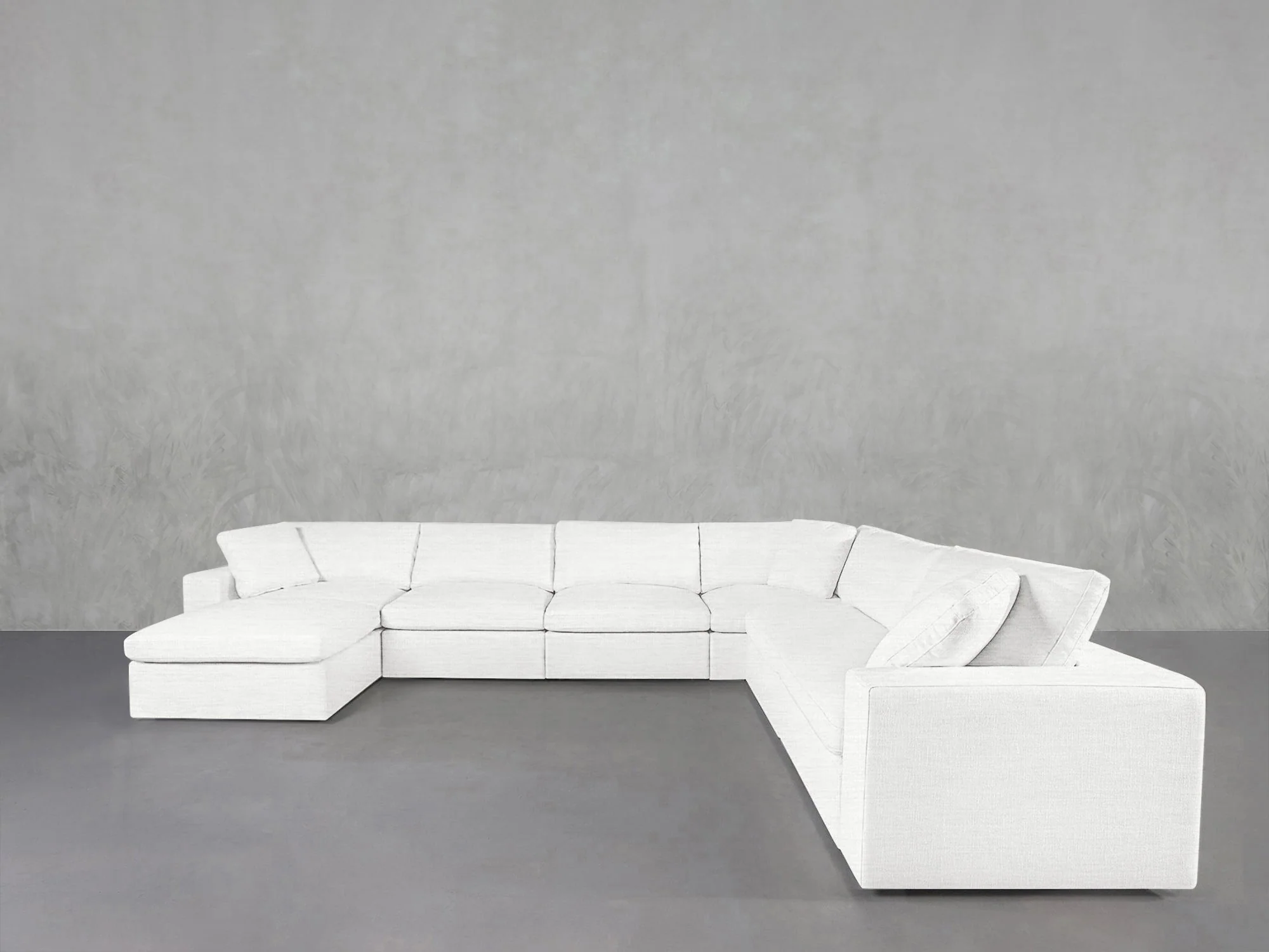 7-Seat Modular Chaise Corner Right Sectional - Image 42