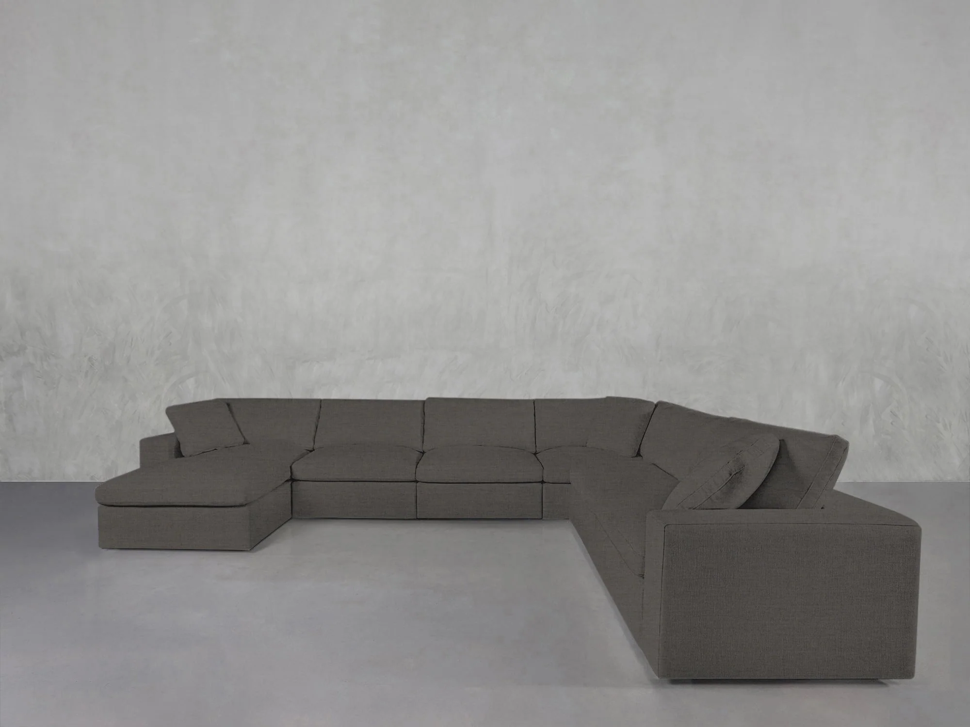 7-Seat Modular Chaise Corner Right Sectional - Image 84
