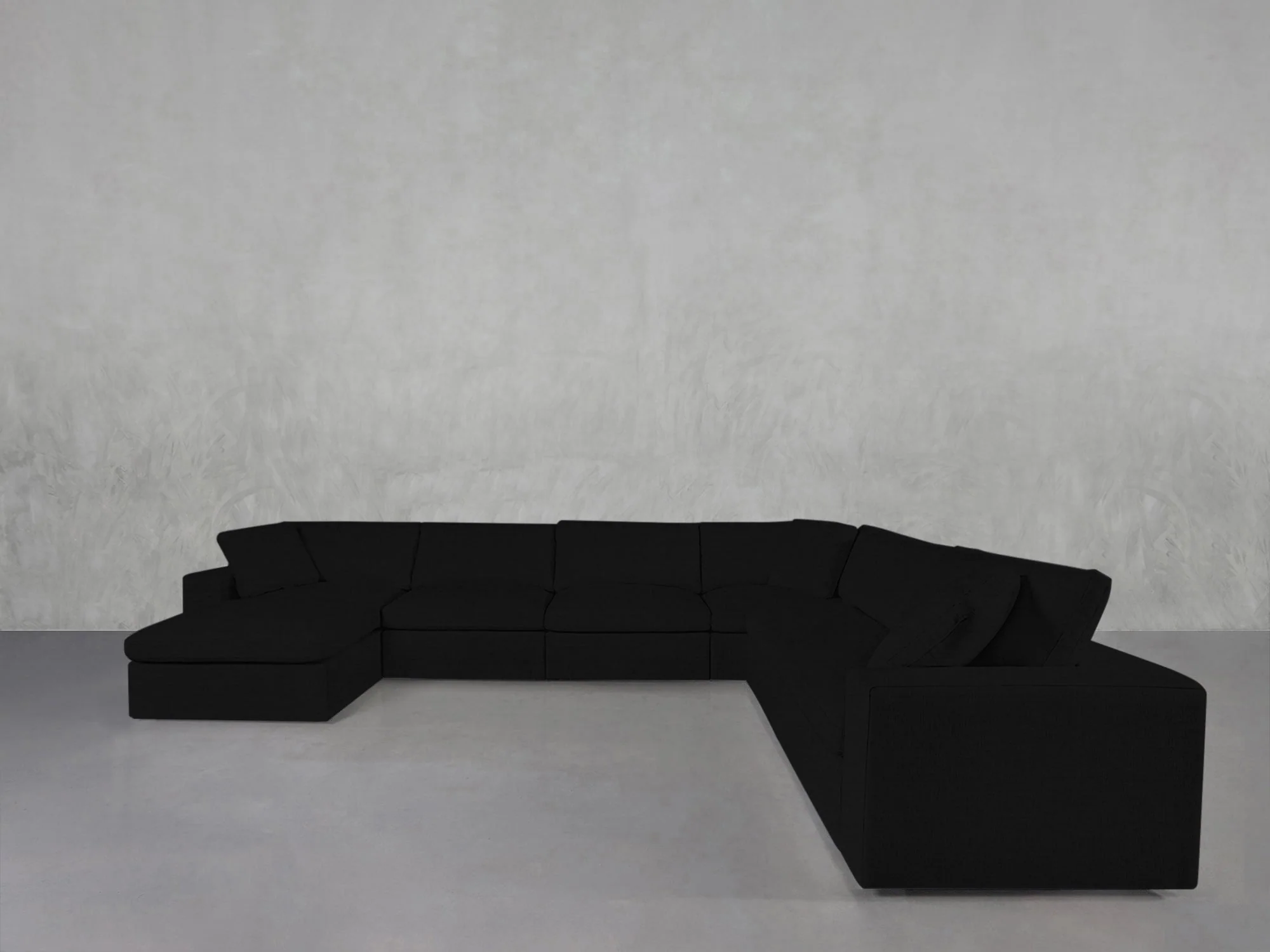 7-Seat Modular Chaise Corner Right Sectional - Image 95