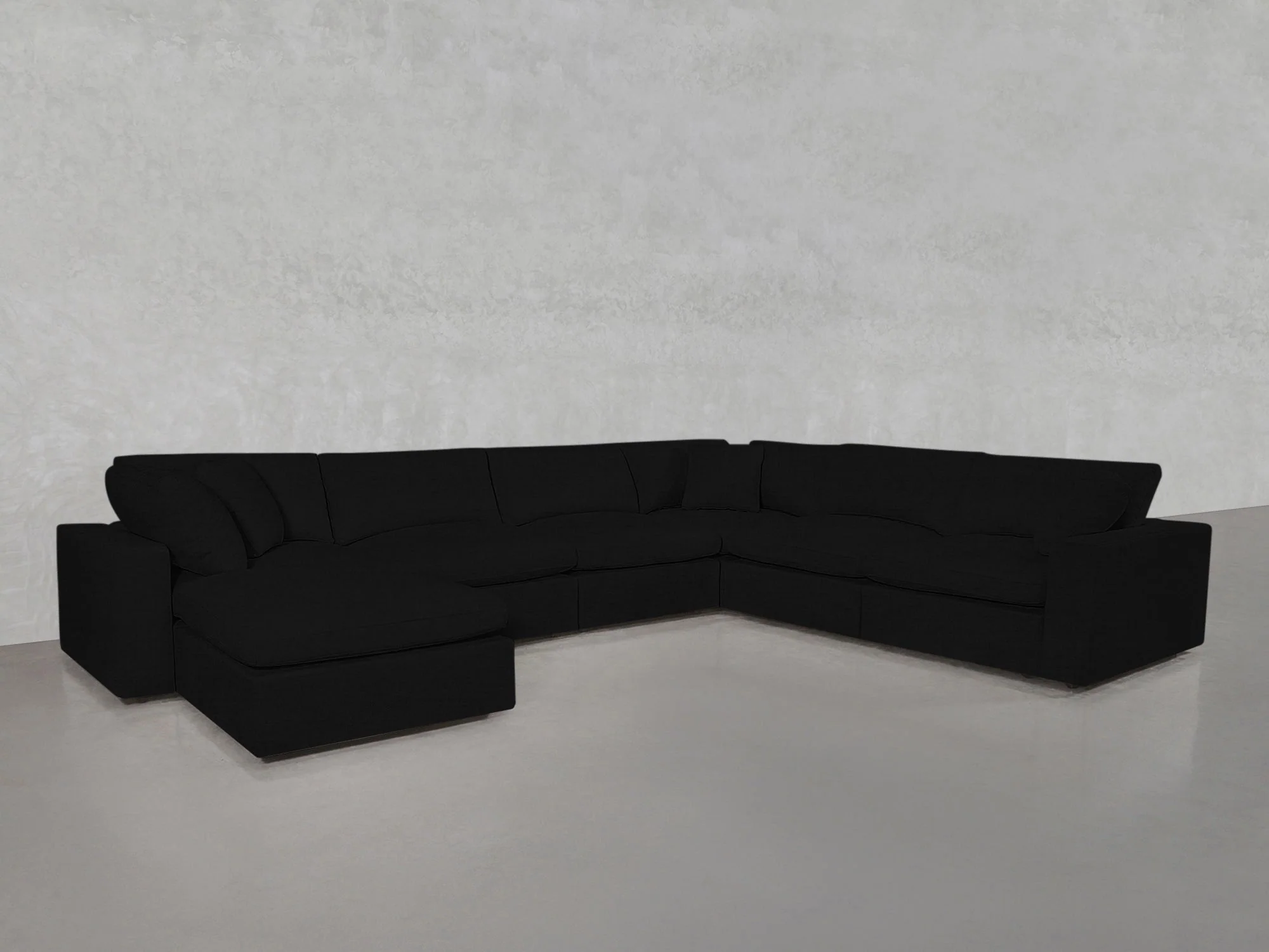 7-Seat Modular Chaise Corner Right Sectional - Image 96