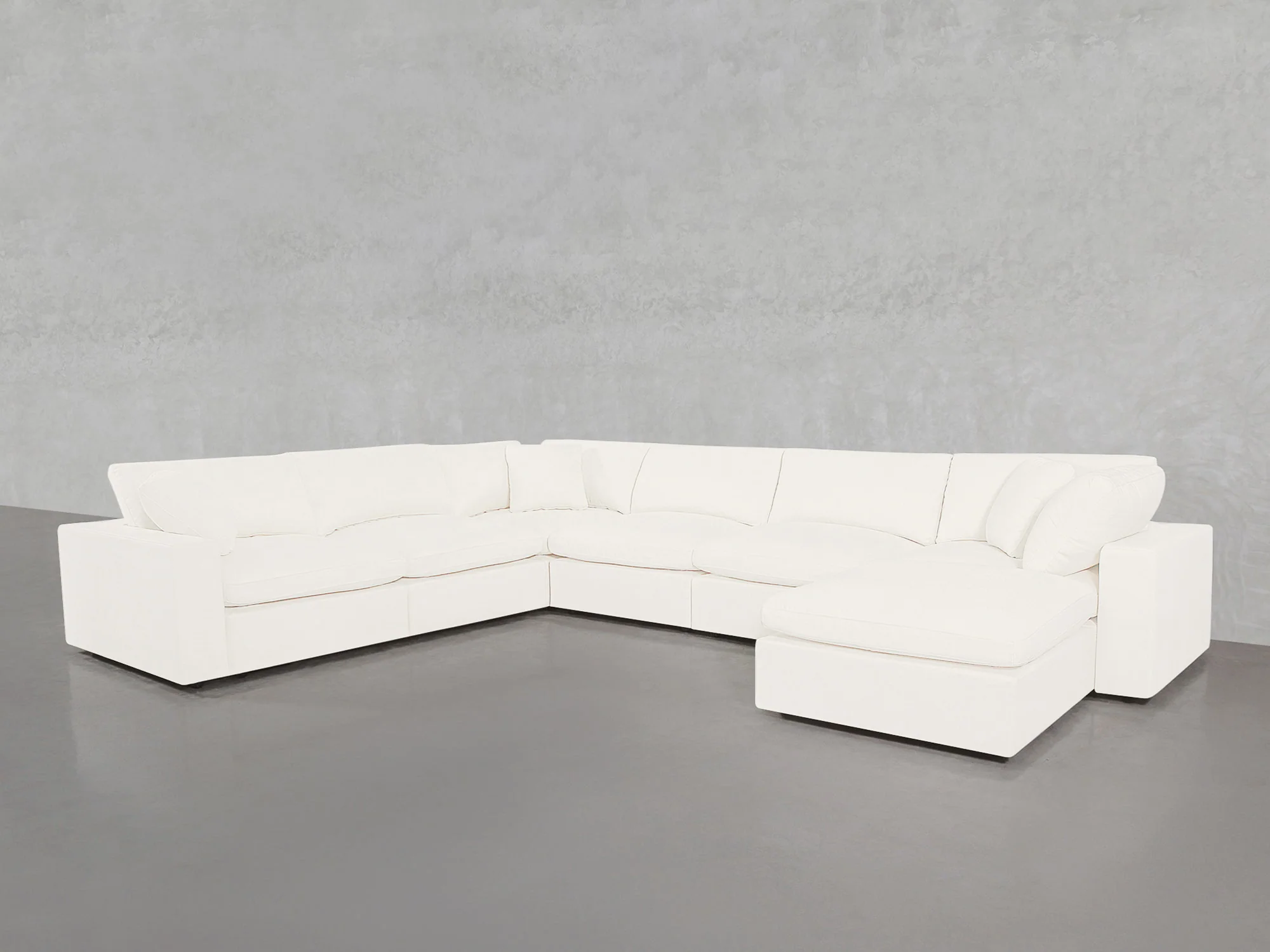 7-Seat Modular Chaise Corner Sectional - Image 117