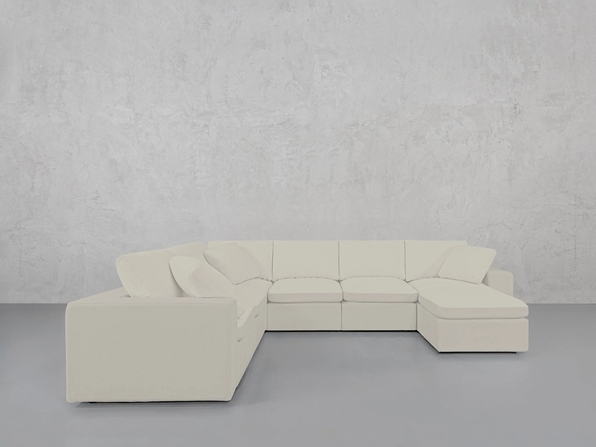 7-Seat Modular Chaise Corner Sectional - Image 132
