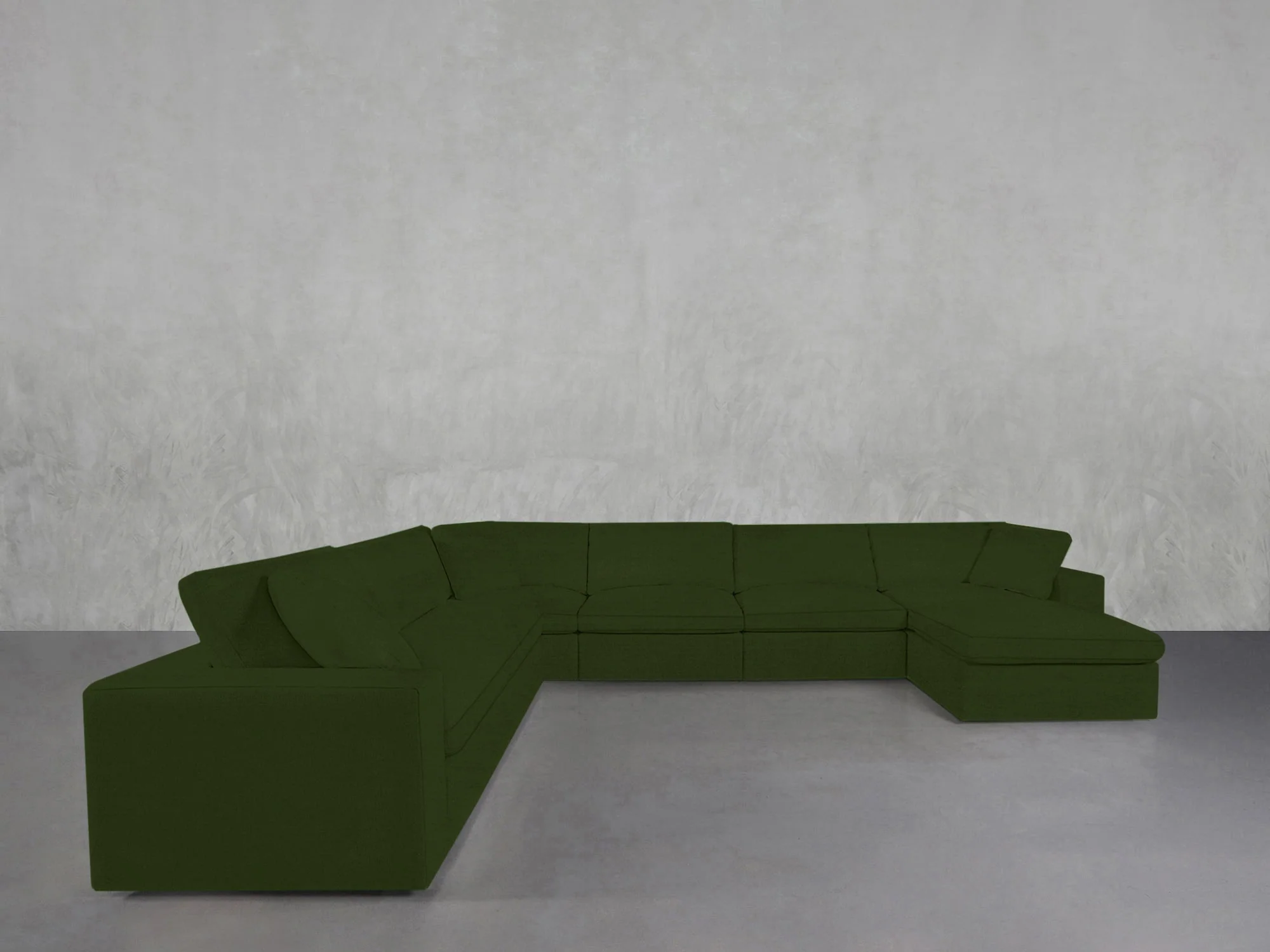 7-Seat Modular Chaise Corner Sectional - Image 163