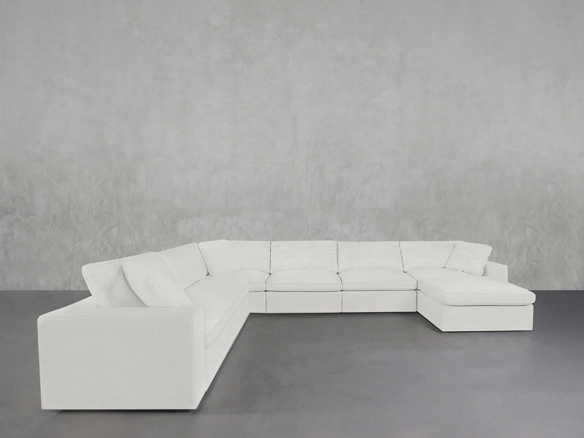 7-Seat Modular Chaise Corner Sectional - Image 187