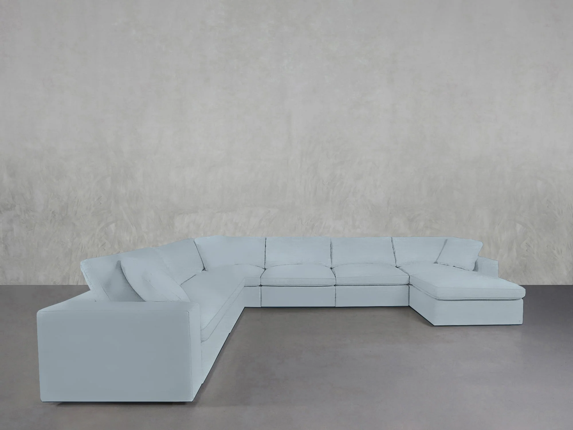 7-Seat Modular Chaise Corner Sectional - Image 223