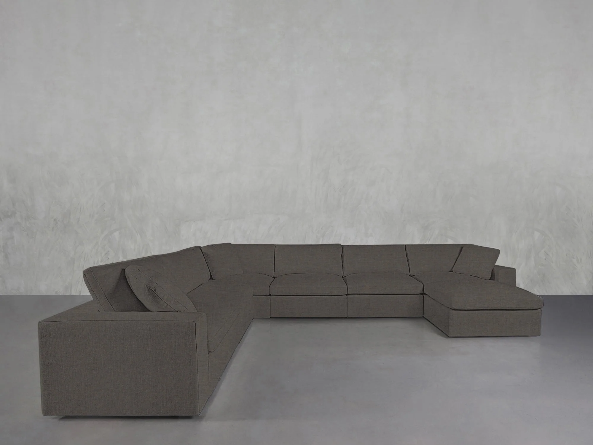 7-Seat Modular Chaise Corner Sectional - Image 93