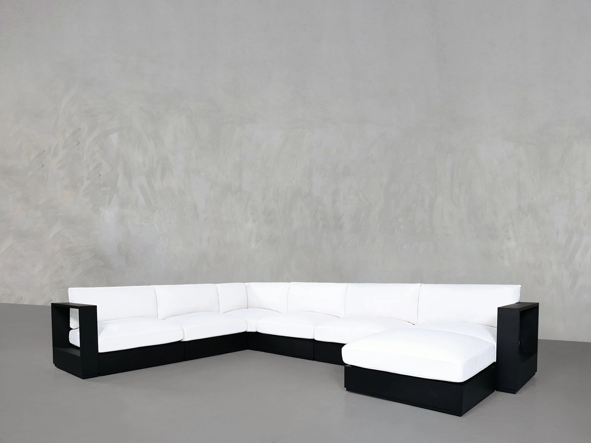 7-Seat Modular Corner Sectional Aluminum Outdoor - Image 3