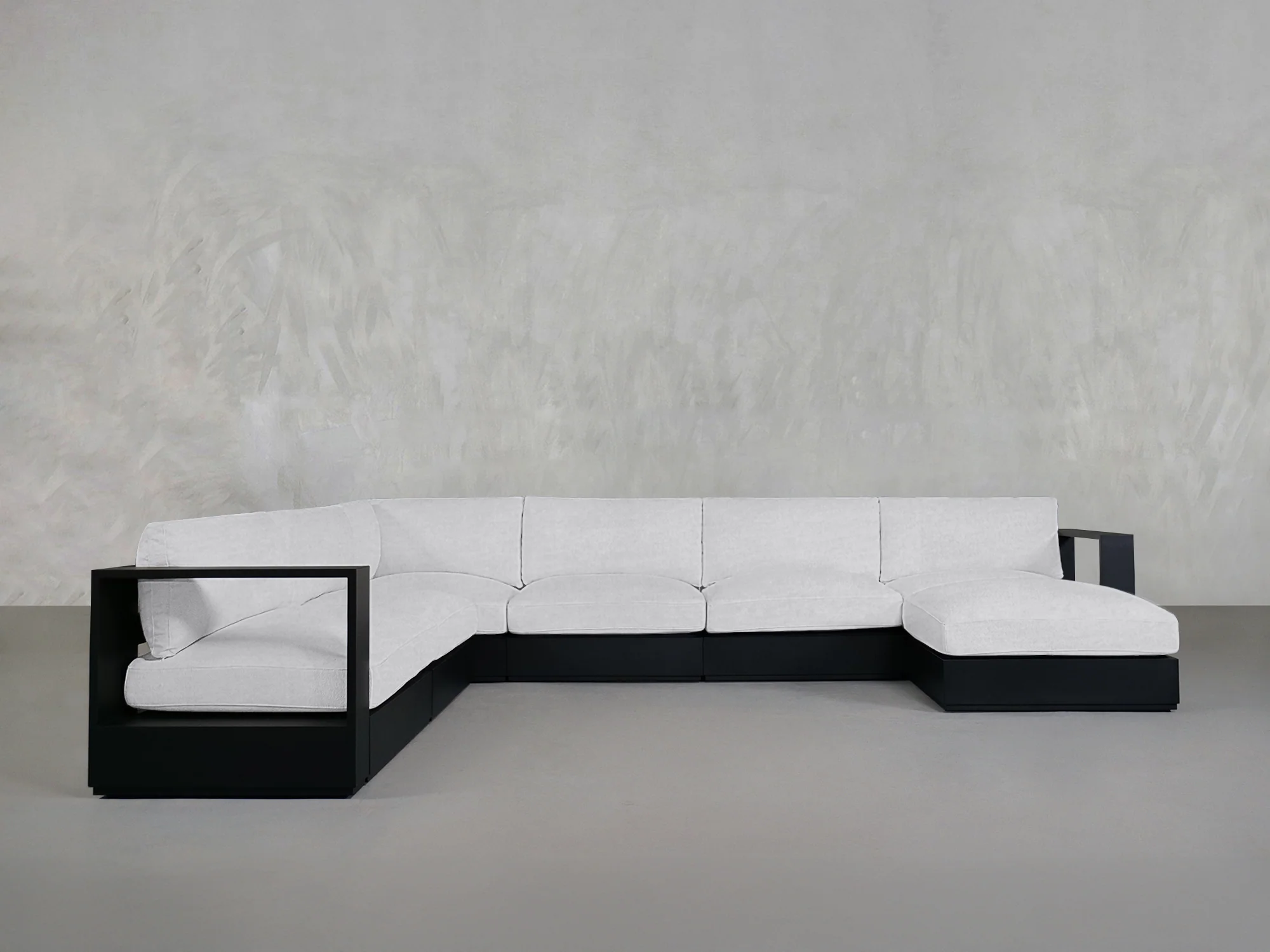 7-Seat Modular Corner Sectional Aluminum Outdoor - Image 8