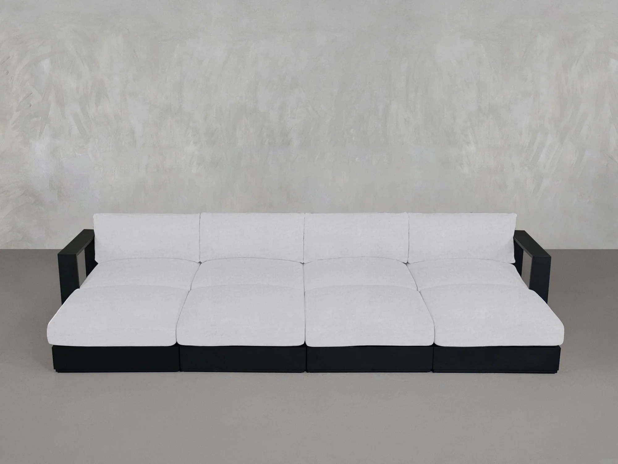 8-Seat Modular Daybed Aluminum Outdoor - Image 5