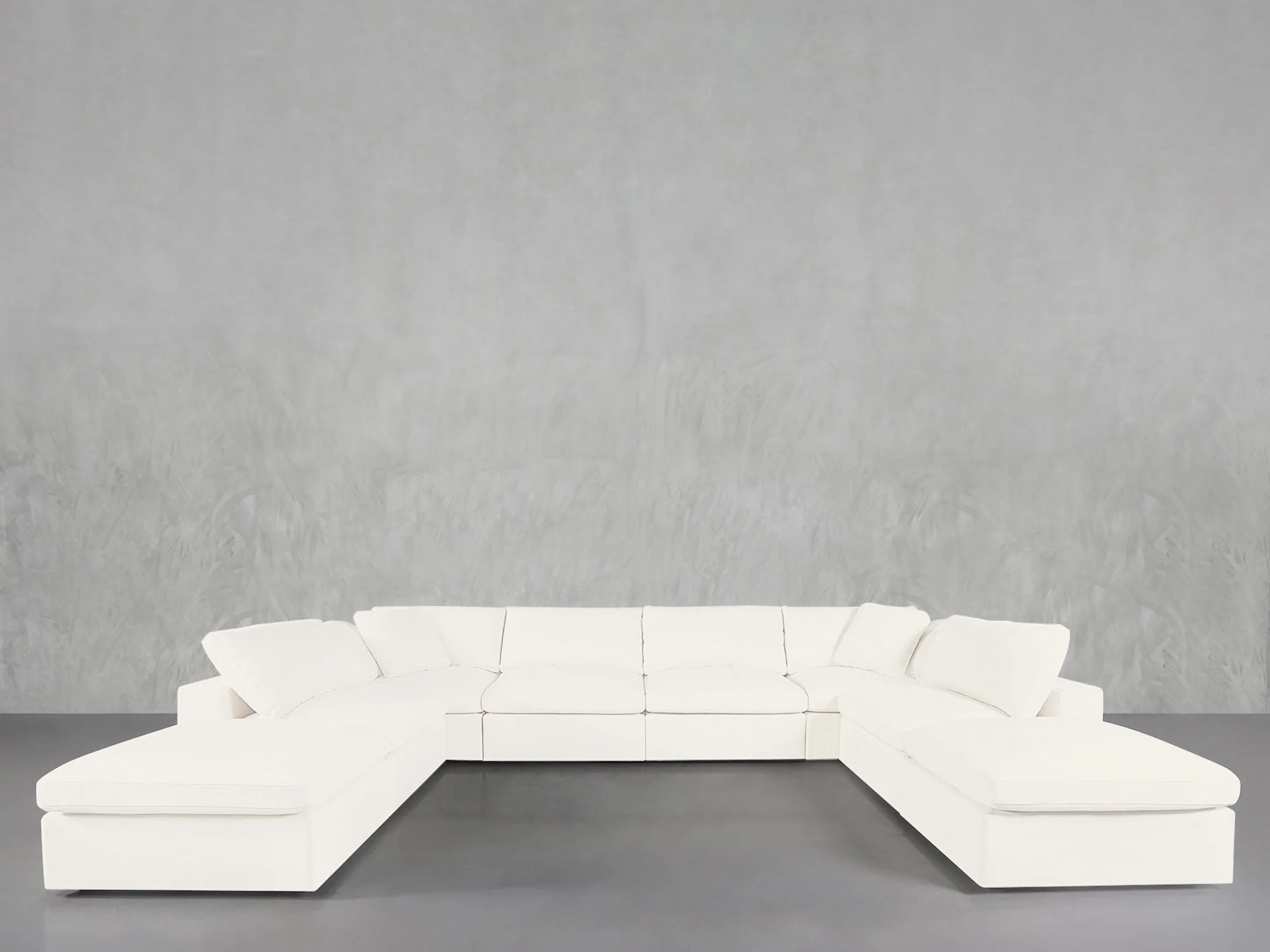 8-Seat Modular Double Lounger U-Sectional - Image 109