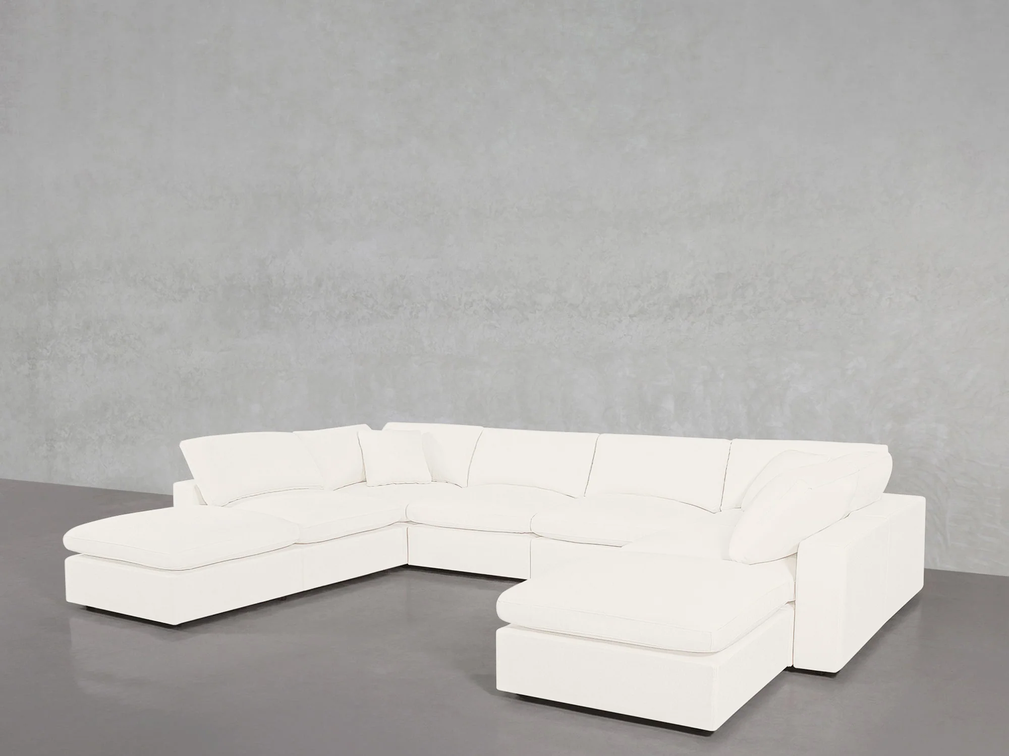 8-Seat Modular Double Lounger U-Sectional - Image 110