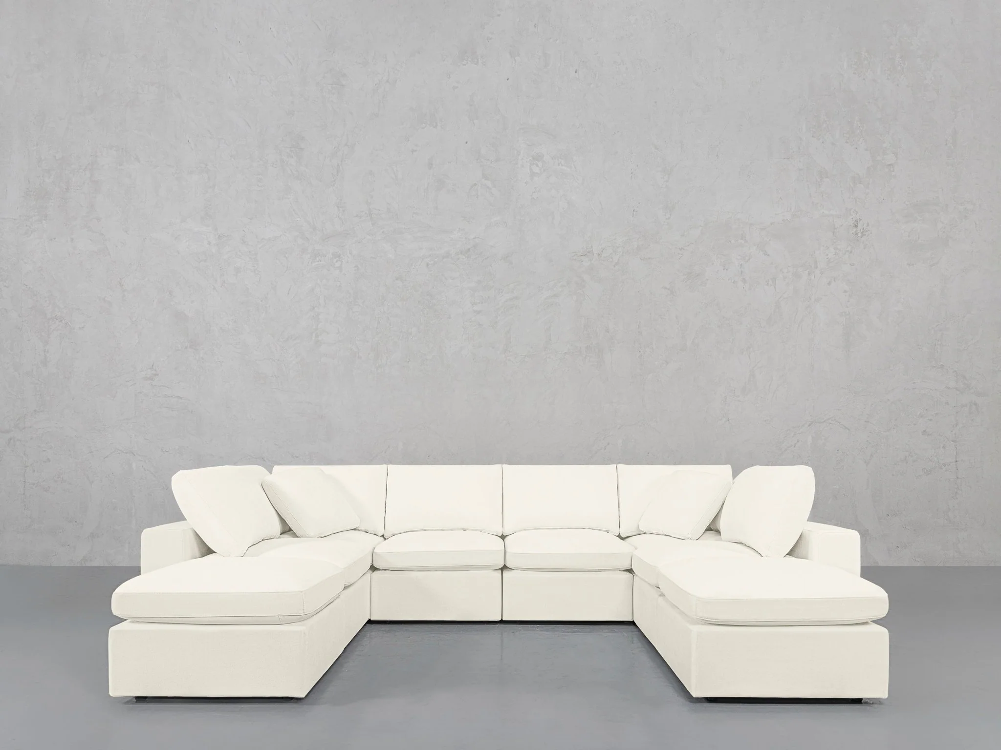 8-Seat Modular Double Lounger U-Sectional - Image 112