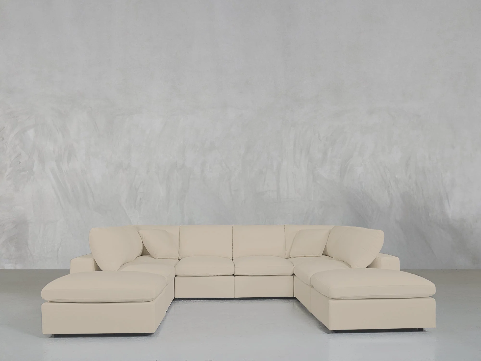 8-Seat Modular Double Lounger U-Sectional - Image 122