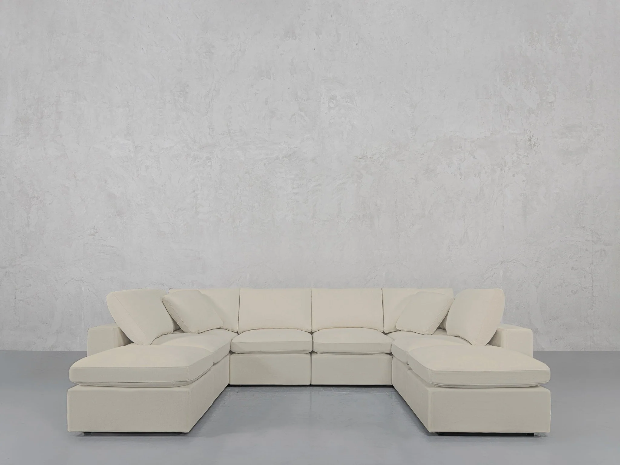 8-Seat Modular Double Lounger U-Sectional - Image 123