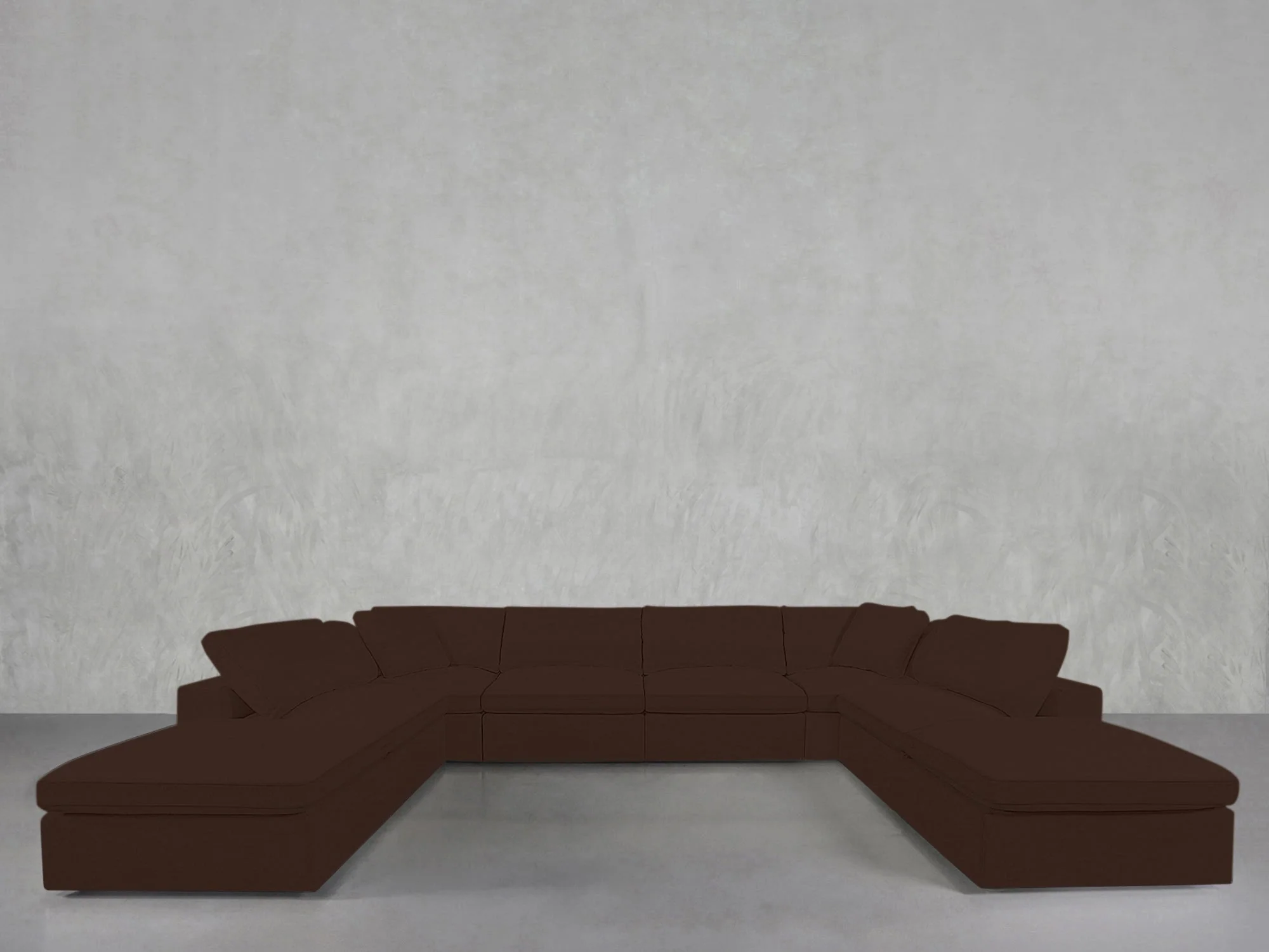 8-Seat Modular Double Lounger U-Sectional - Image 142