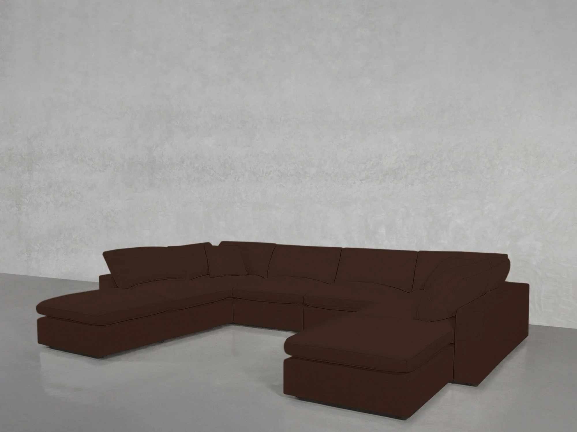 8-Seat Modular Double Lounger U-Sectional - Image 143
