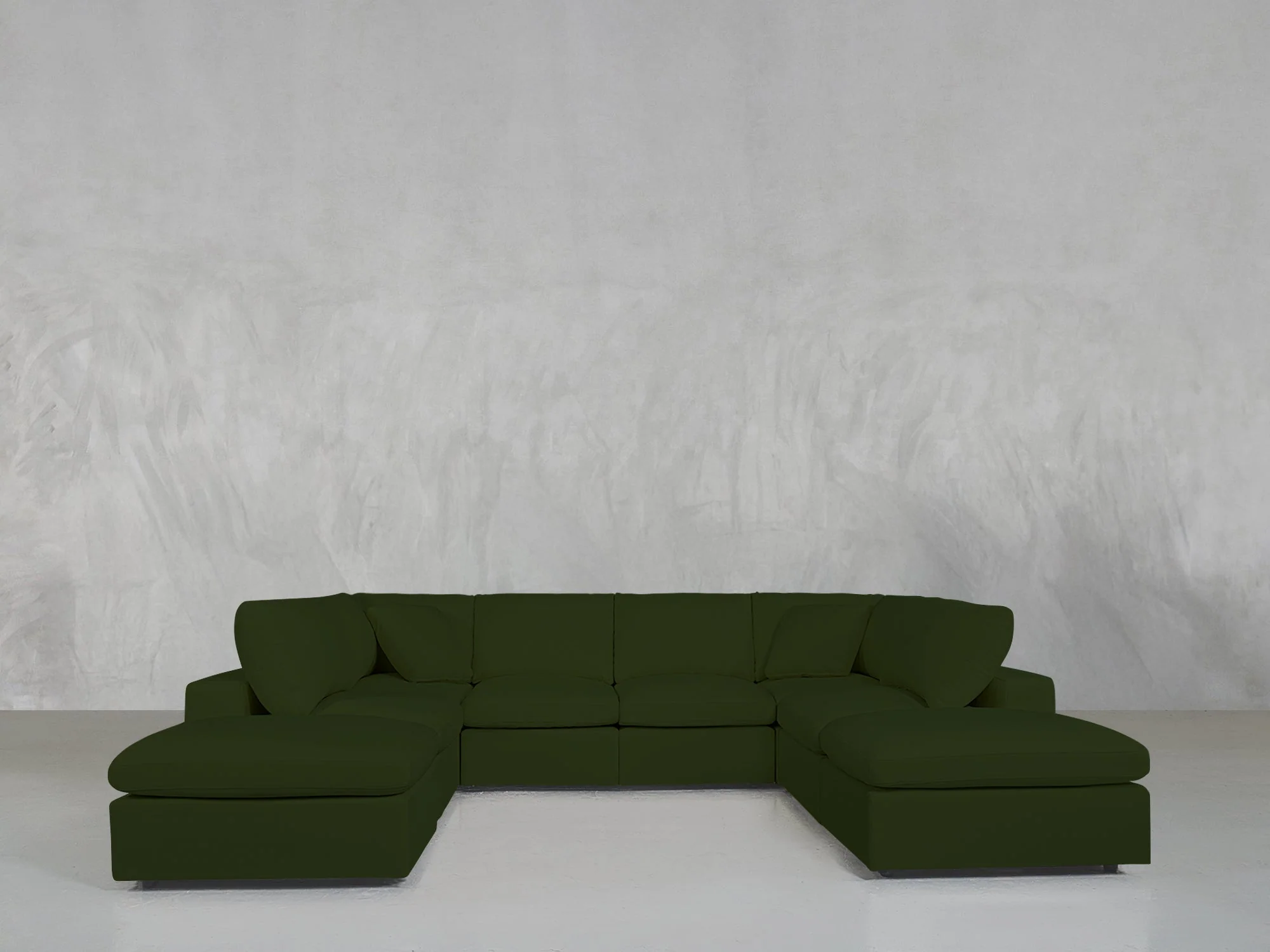 8-Seat Modular Double Lounger U-Sectional - Image 155