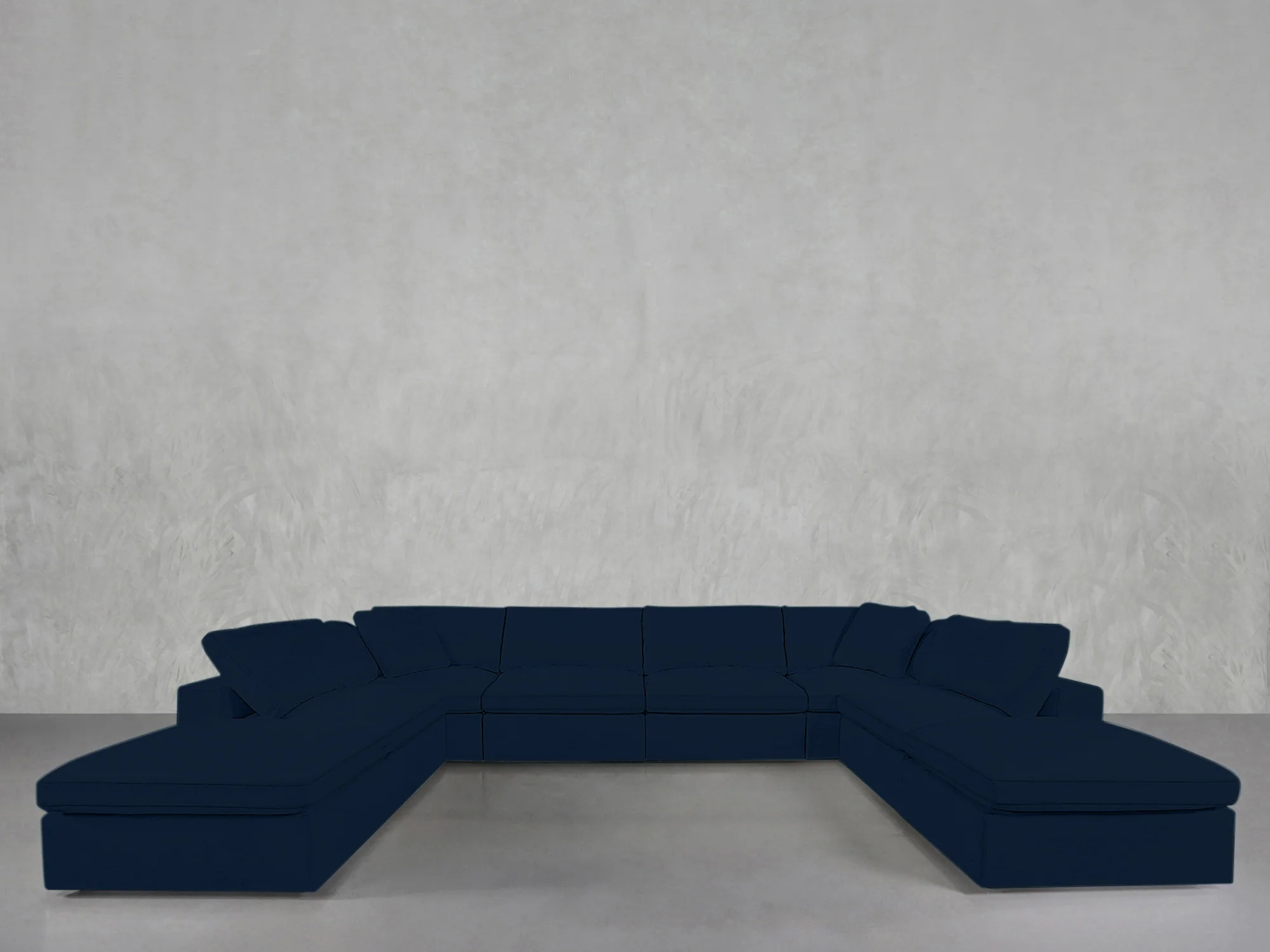 8-Seat Modular Double Lounger U-Sectional - Image 164