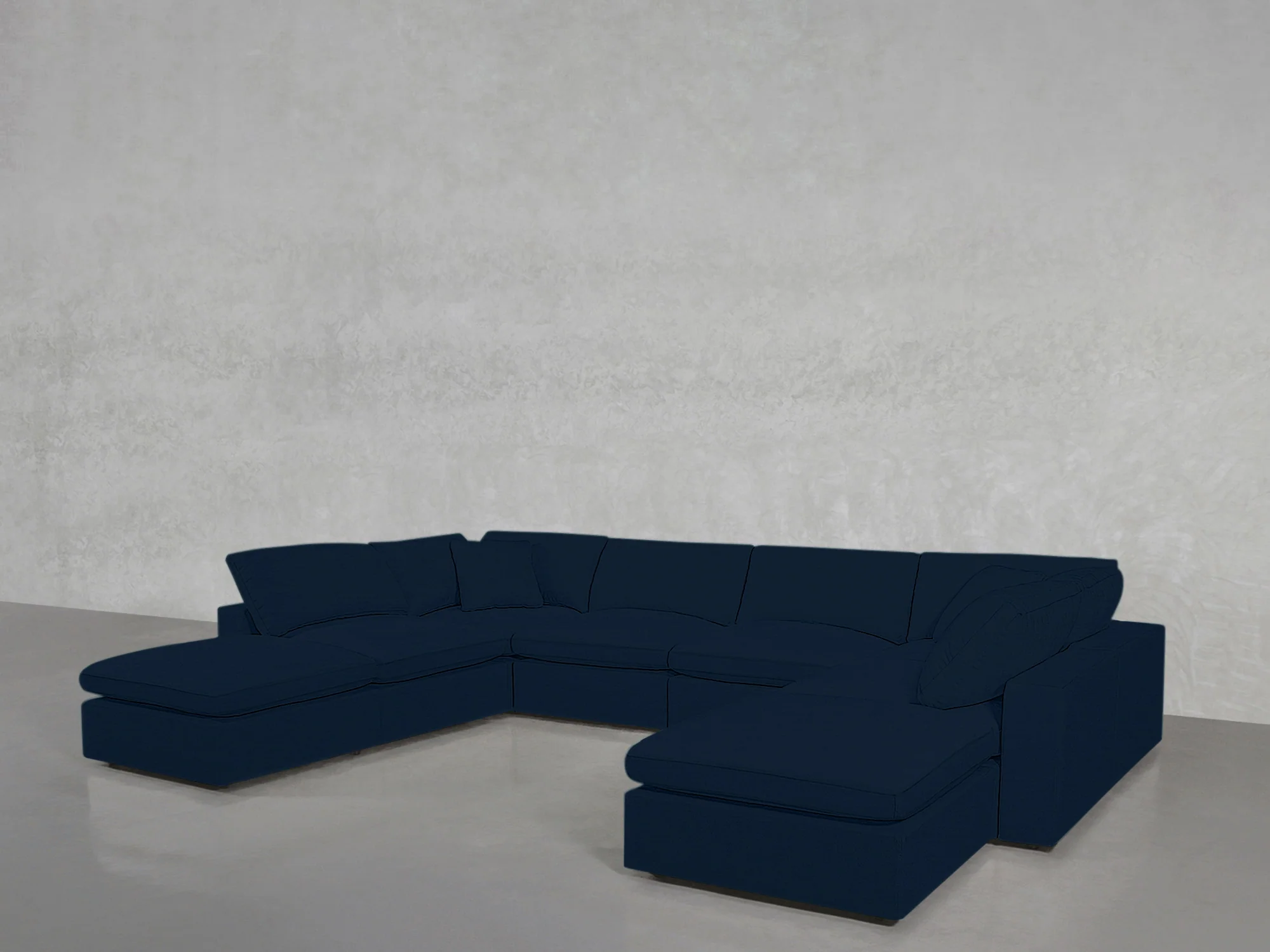8-Seat Modular Double Lounger U-Sectional - Image 165