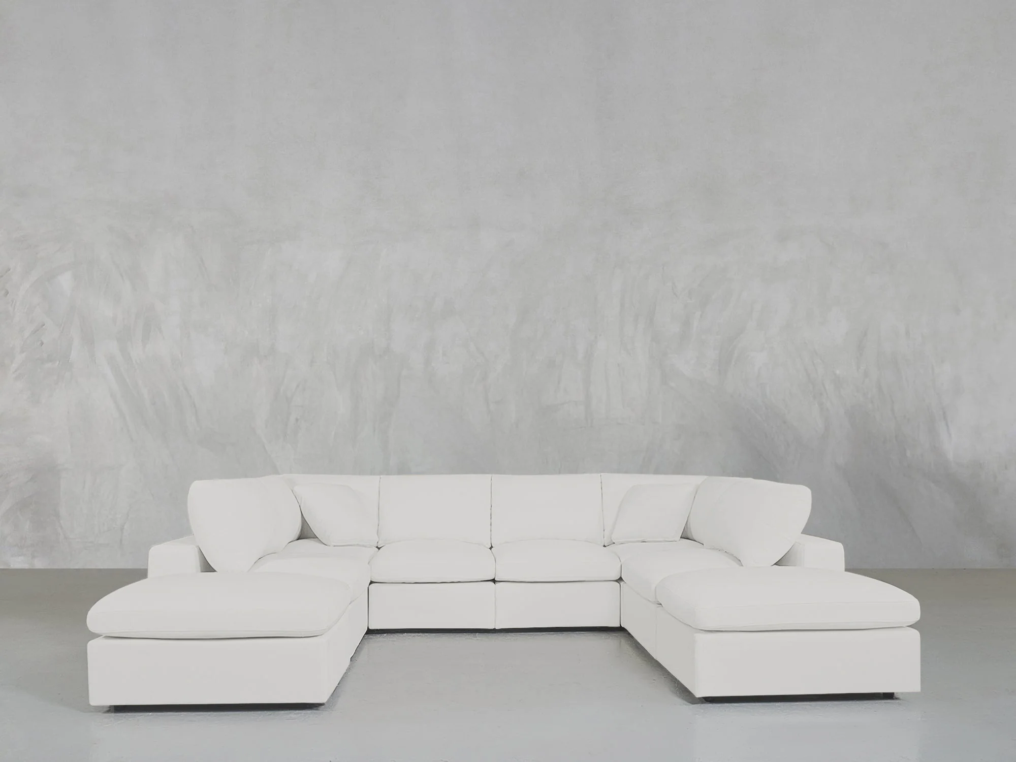 8-Seat Modular Double Lounger U-Sectional - Image 176