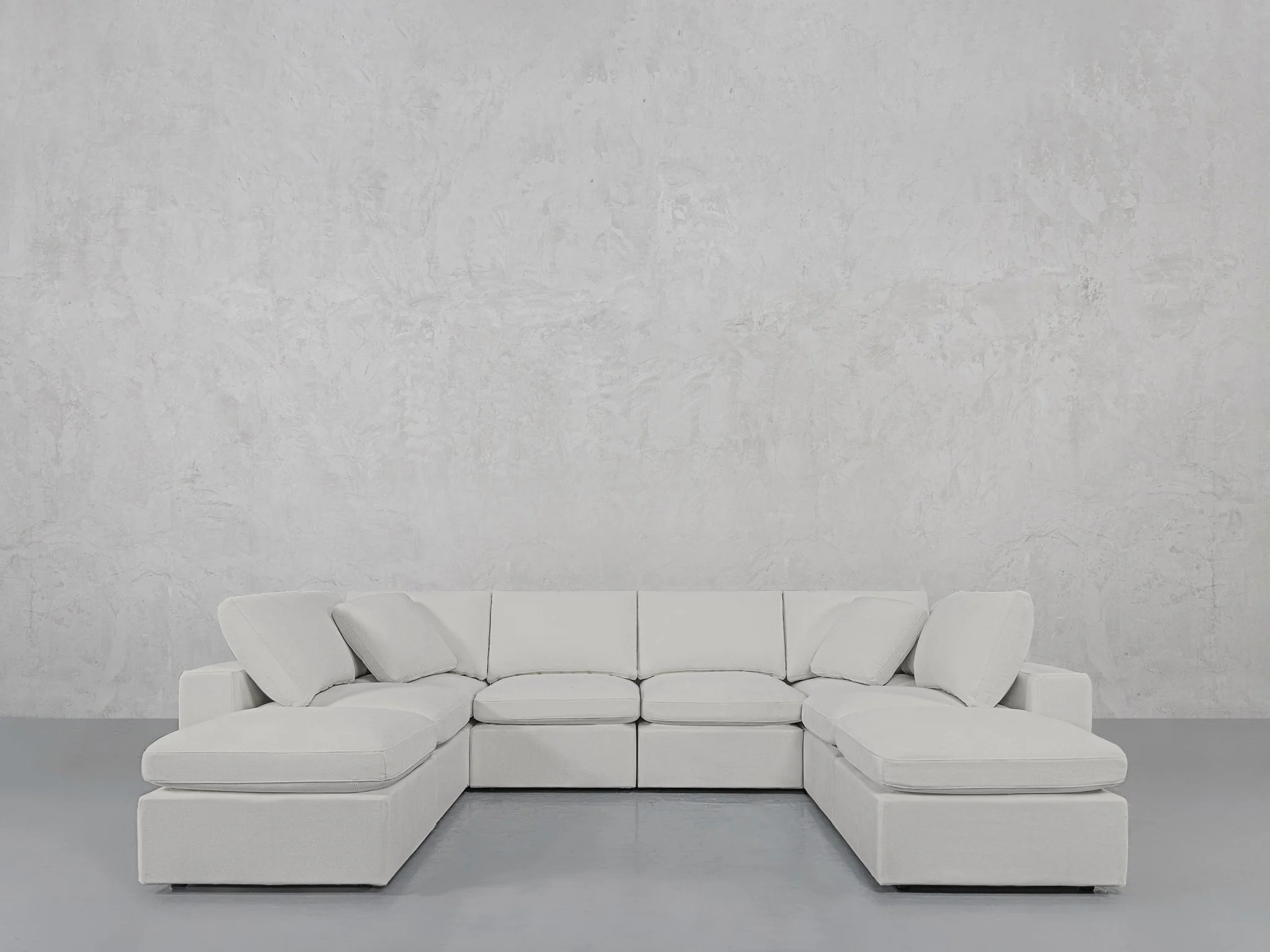 8-Seat Modular Double Lounger U-Sectional - Image 179