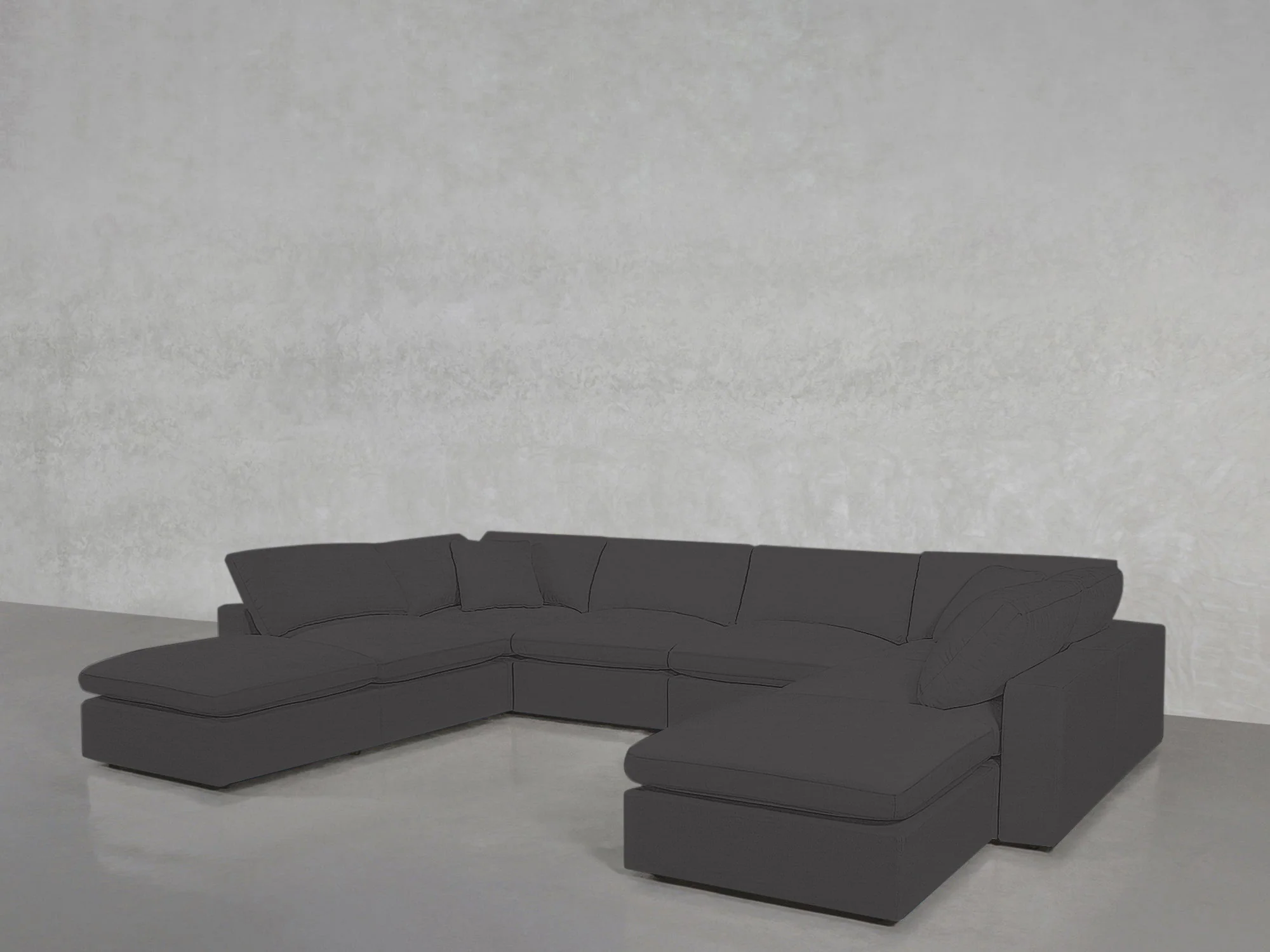 8-Seat Modular Double Lounger U-Sectional - Image 187