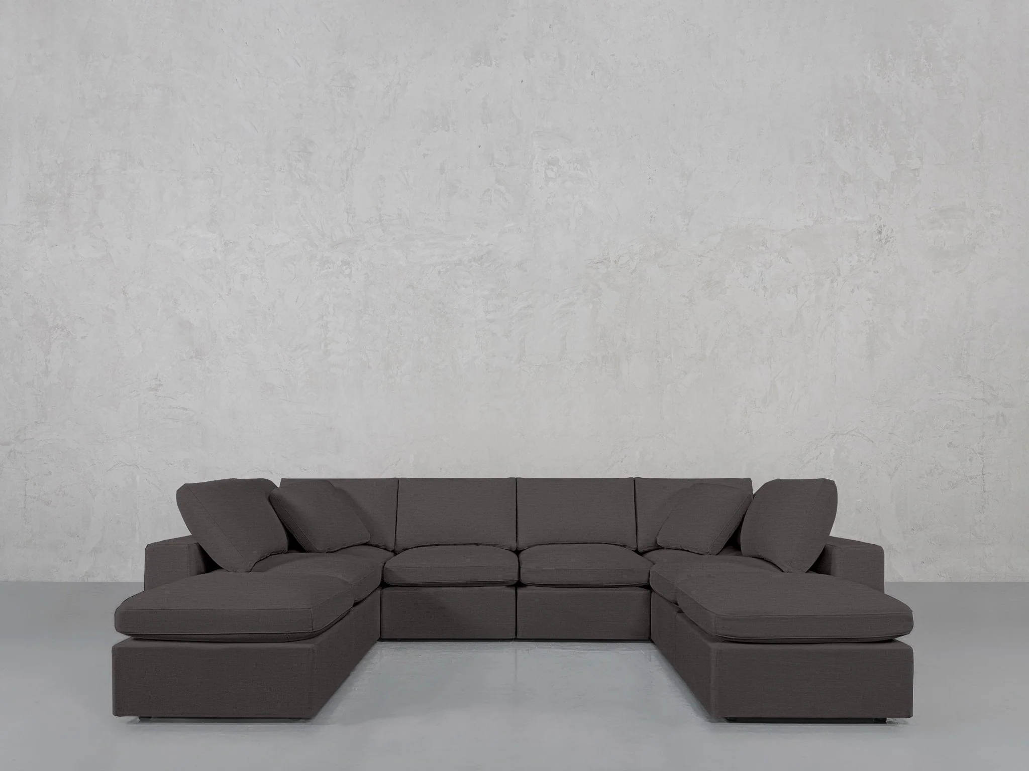 8-Seat Modular Double Lounger U-Sectional - Image 189