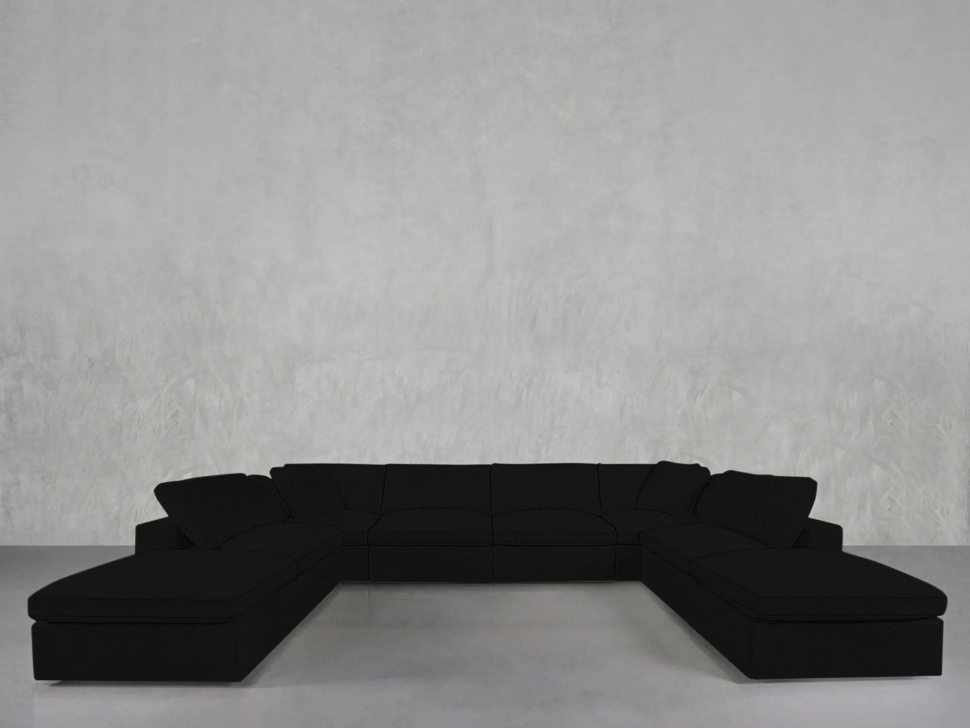 8-Seat Modular Double Lounger U-Sectional - Image 197