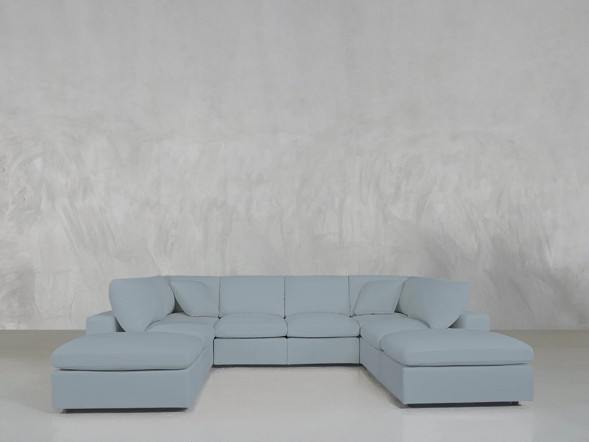 8-Seat Modular Double Lounger U-Sectional - Image 210