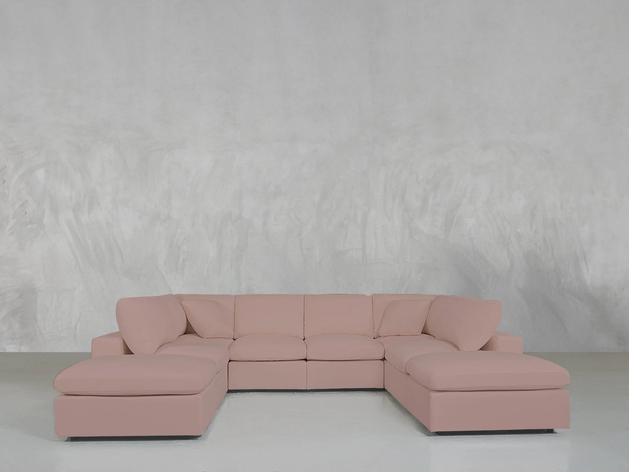 8-Seat Modular Double Lounger U-Sectional - Image 221