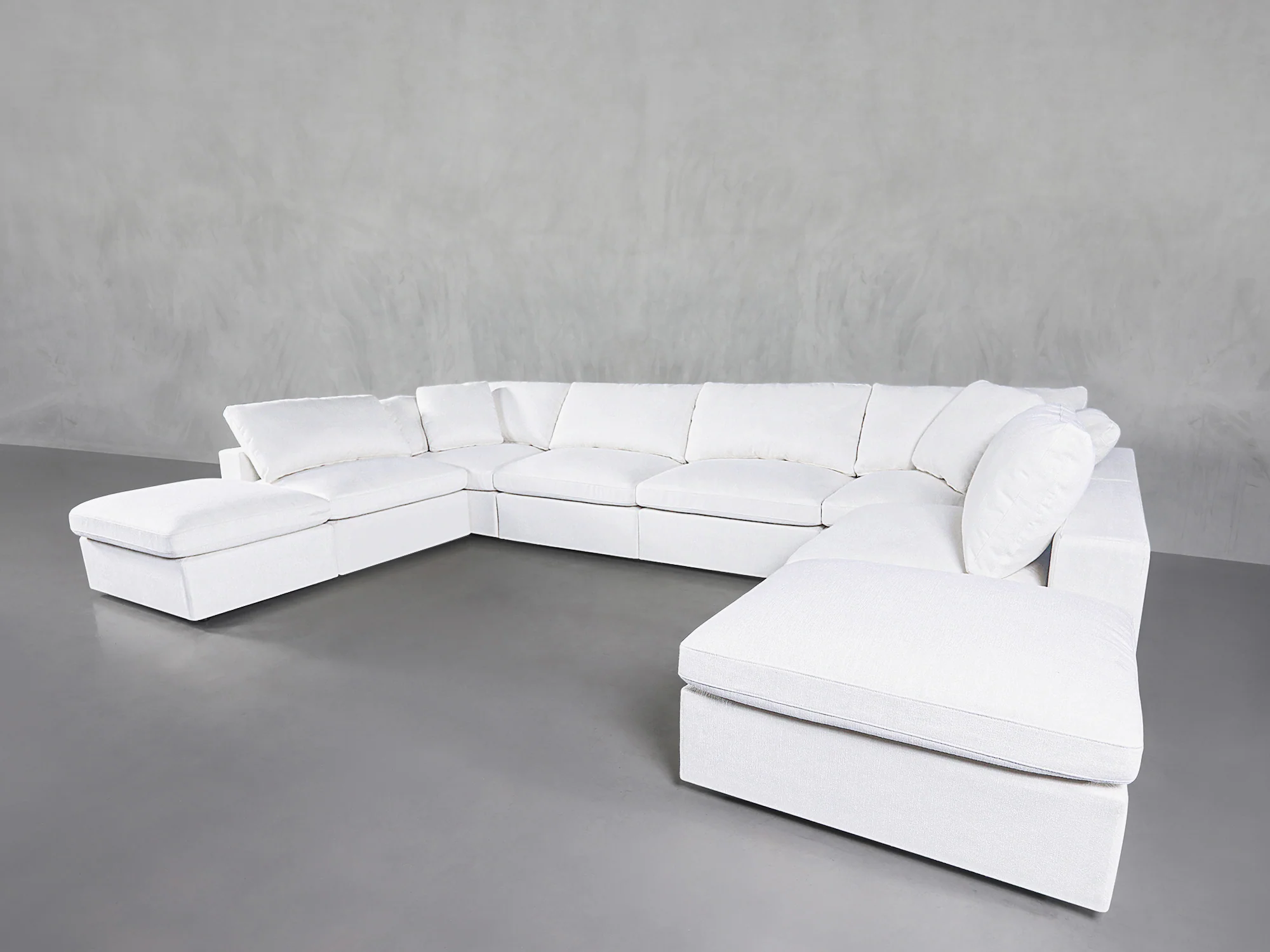 8-Seat Modular Double Lounger U-Sectional - Image 3