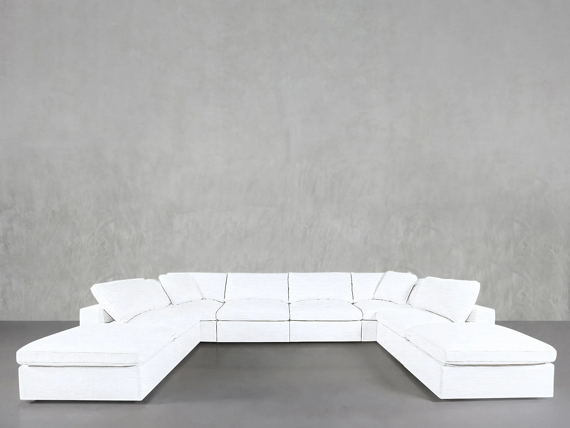 8-Seat Modular Double Lounger U-Sectional - Image 34